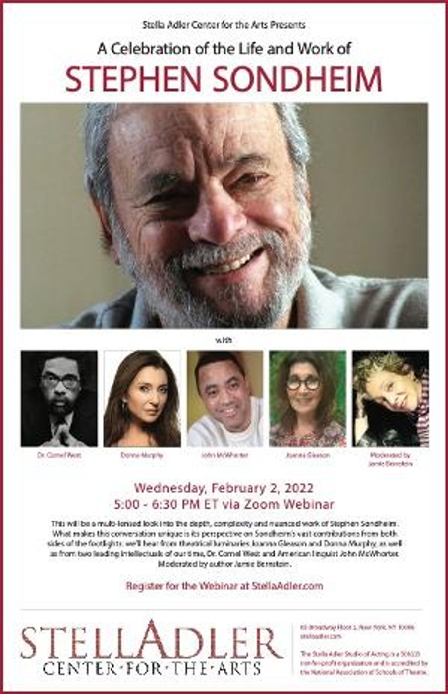 Joanna Gleason, Donna Murphy and More Join Sondheim Discussion with Stella Adler Image