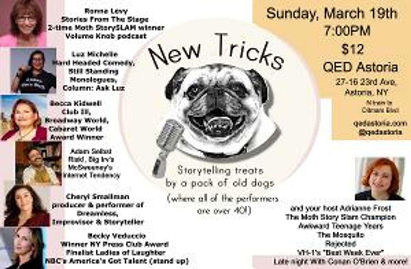 Q.E.D Astoria and Adrianne Frost Present NEW TRICKS STORIES Next Month  Image