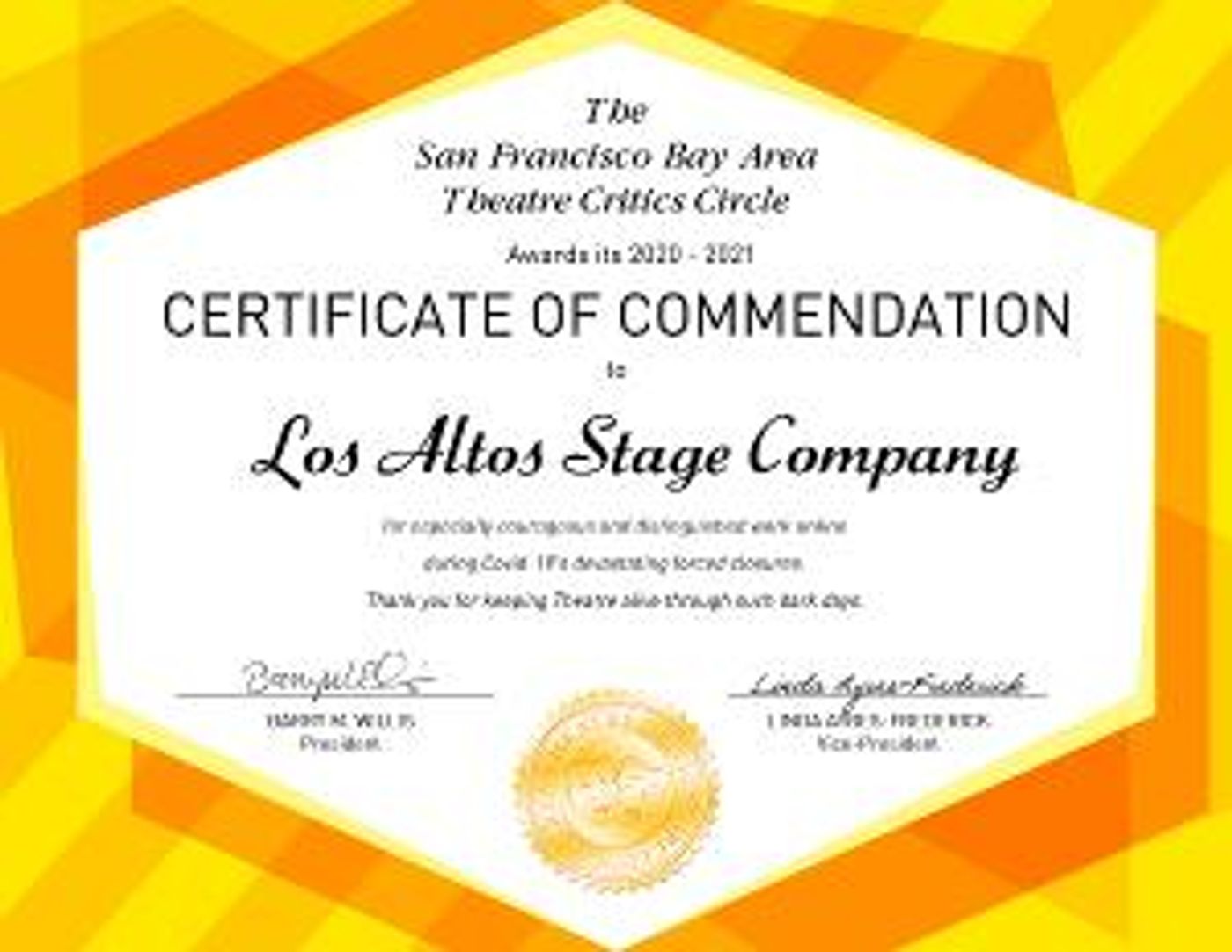 San Francisco Bay Area Theatre Critics Circle Recognizes Online Theatre With Certificates Of Commendation  Image