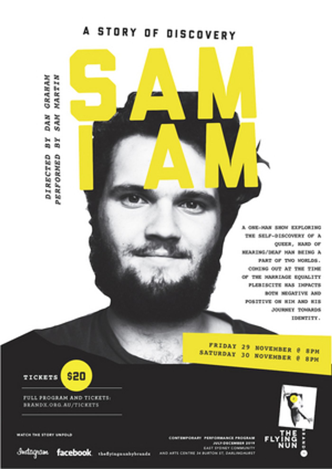 Deaf, Queer And Coming Out. Sam Martin's Autobiographical Story In Development At The Flying Nun By Brand X  Image