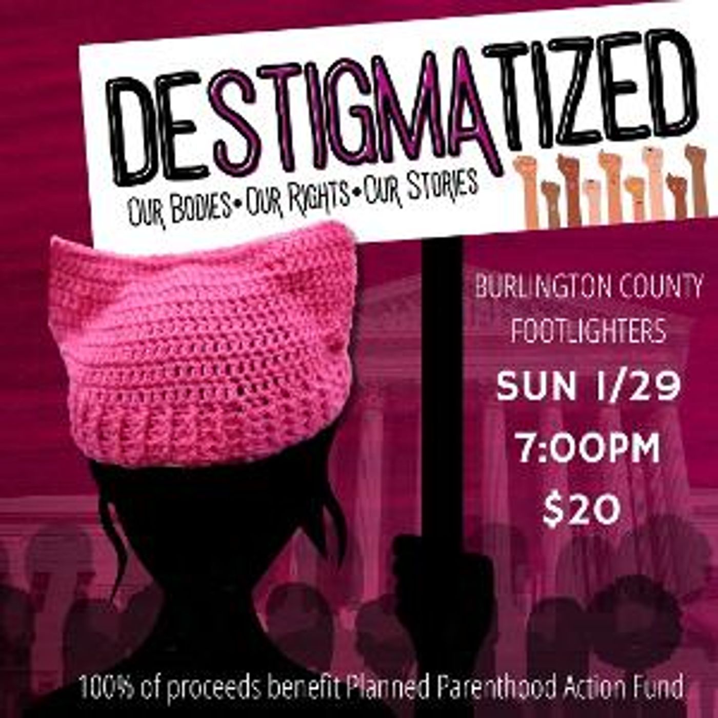 DESTIGMATIZED: Our Bodies, Our Rights, Our Choices To Stage Planned Parenthood Benefit Performance At Burlington County Footlighters  Image