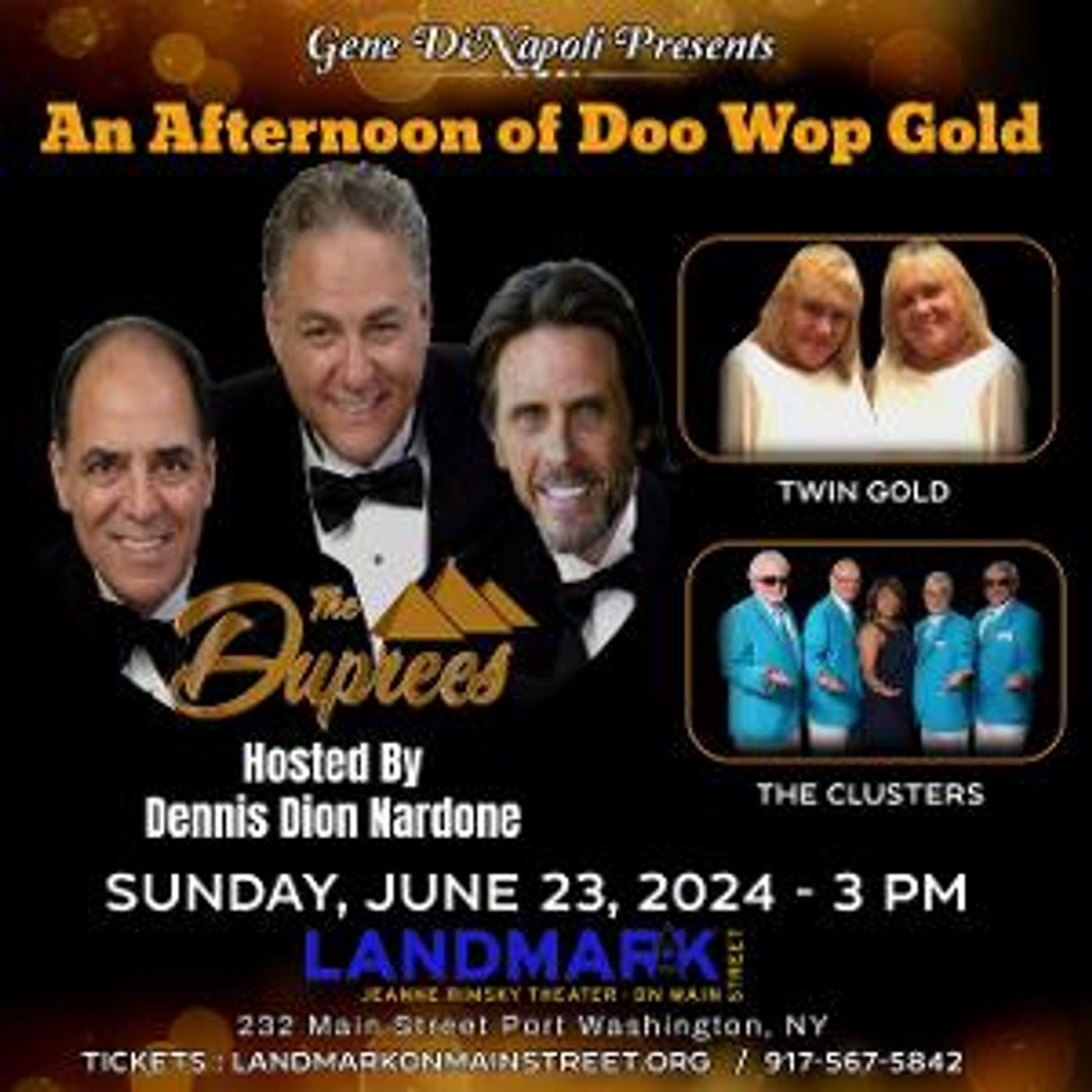 AN AFTERNOON OF DOO WOP GOLD with The Duprees to Play Landmark Theater in June  Image