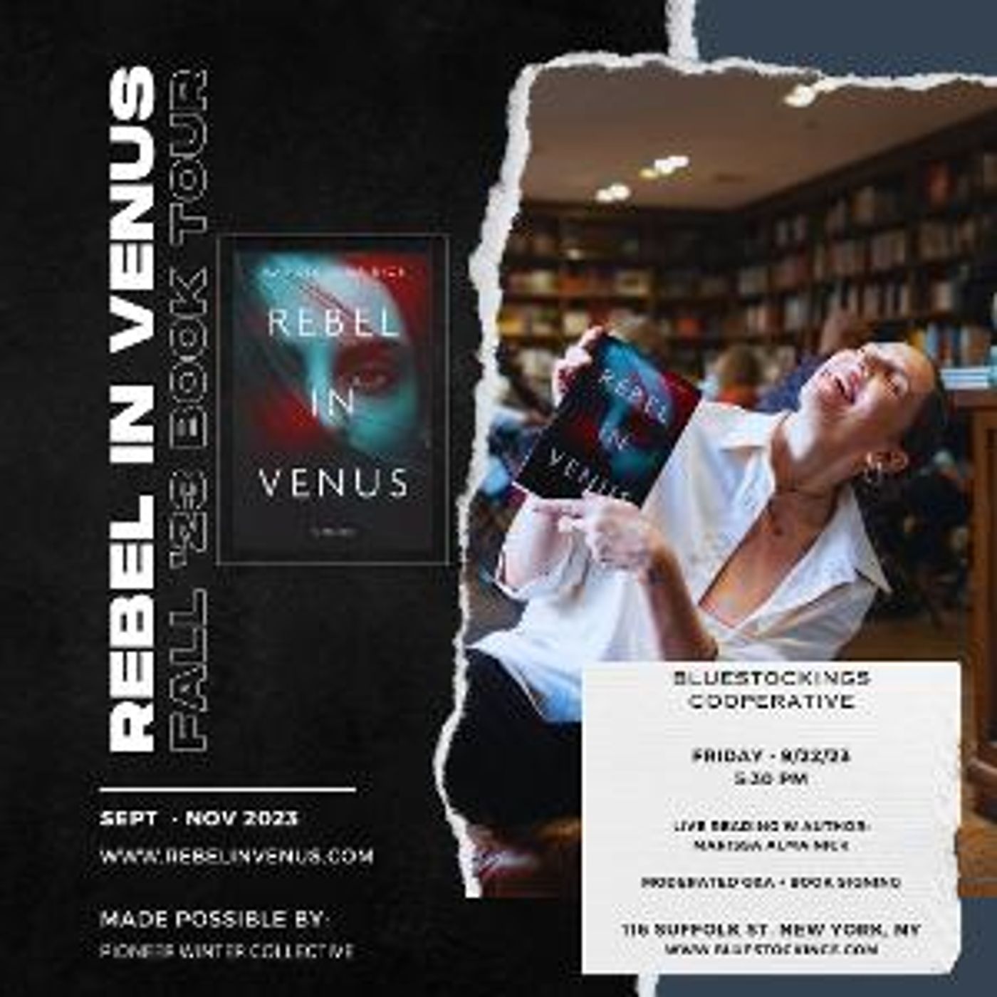 Author Marissa Alma Nick to Host Book Signing Event at Bluestockings Cooperative In NY  Image