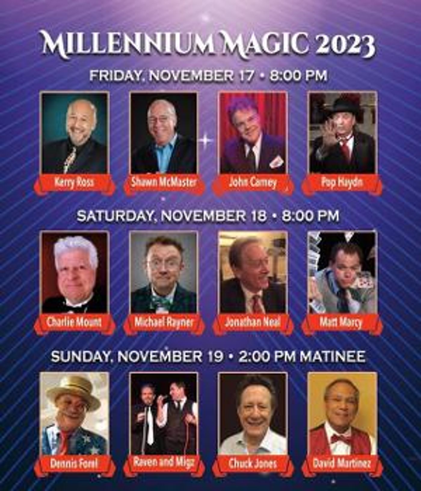 Lineup of Star Magicians Set For Millennium Magic 2023  Image