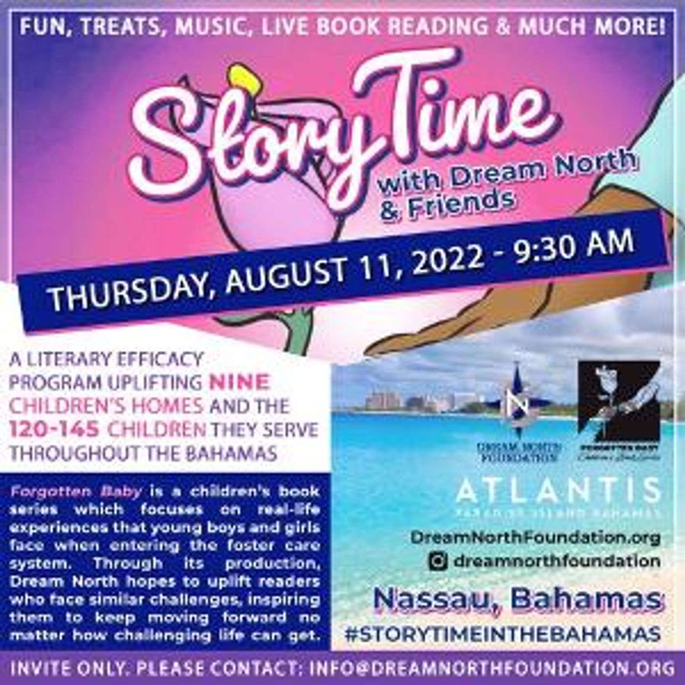 Dream North Foundation Debuts “Story Time With Dream North & Friends” In The Bahamas  Image