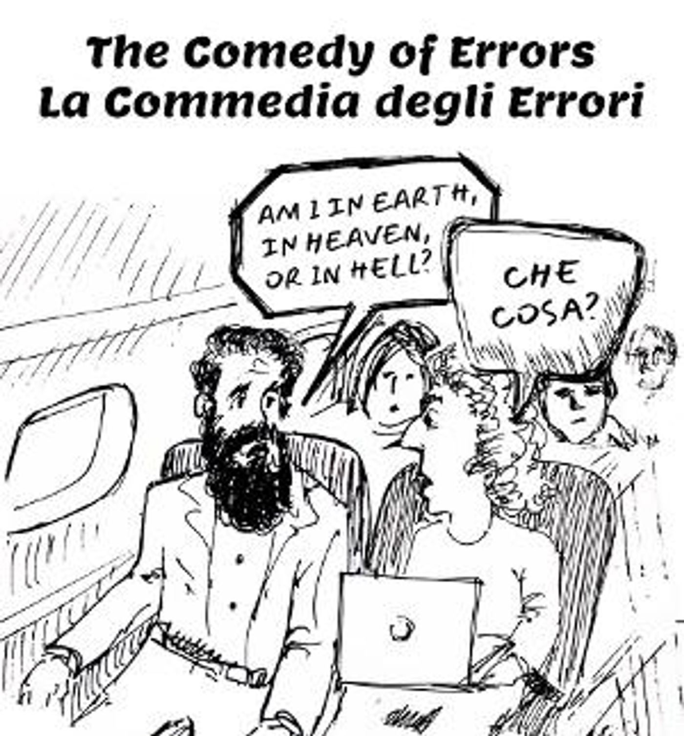 English-Italian Version Of THE COMEDY OF ERRORS/ LA COMMEDIA to be Presented by The Blind Cupid Shakespeare Company  Image