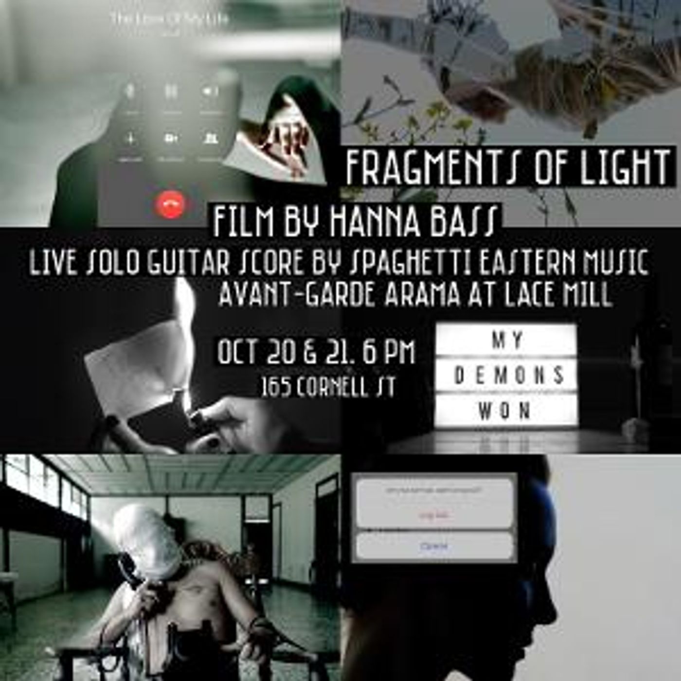 Filmmaker Hanna Bass & Spaghetti Eastern Music Collaborate On FRAGMENTS OF LIGHT Premiering At Avant-Garde-Arama Lands At Lace Mill  Image