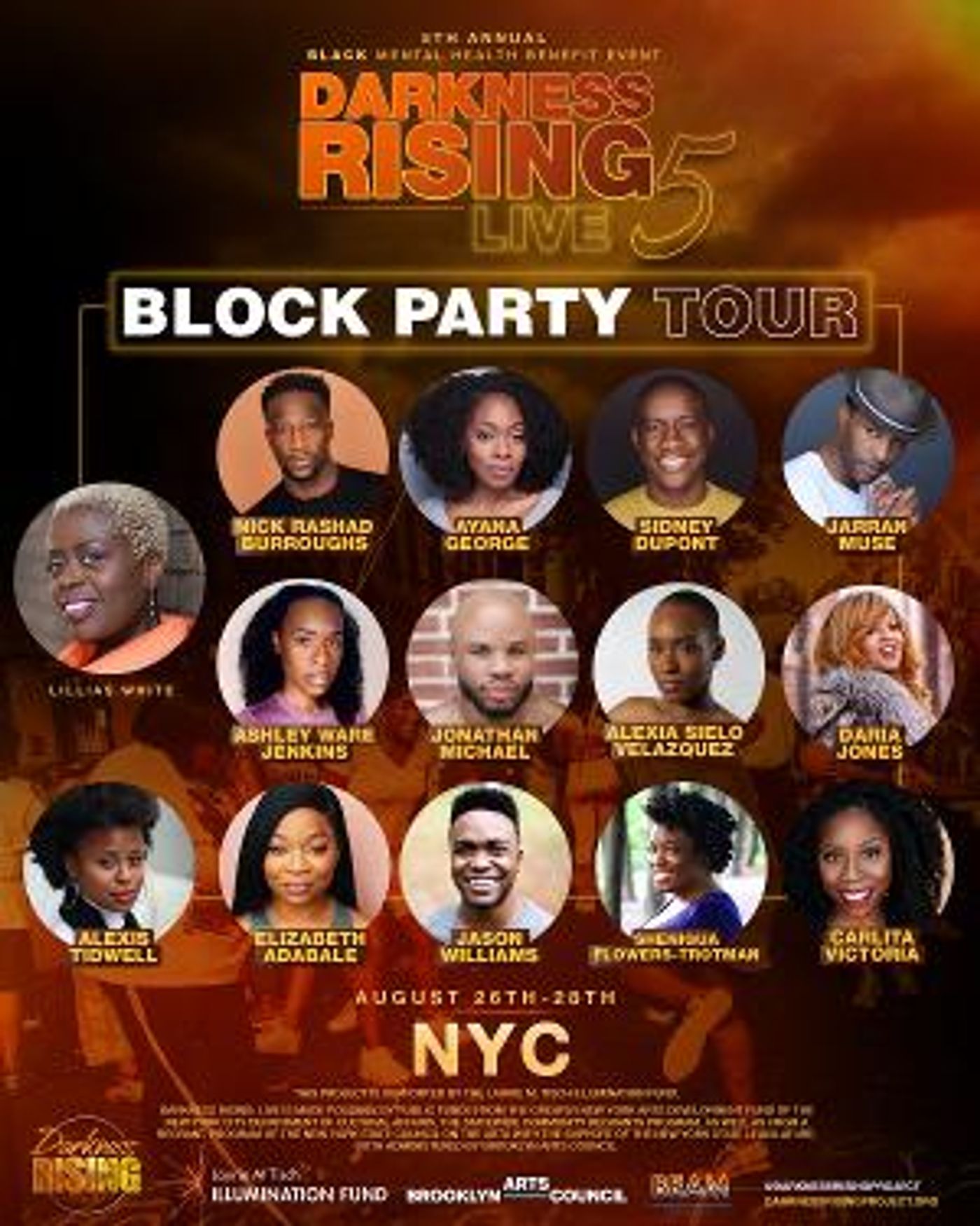 Lillias White and More Join DARKNESS RISING: LIVE 5 BLOCK PARTY TOUR!  Image