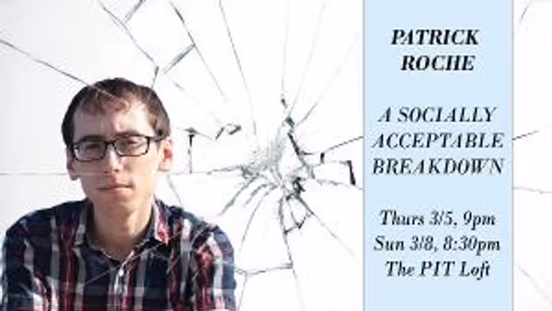 Patrick Roche Will Present Solo Show A SOCIALLY ACCEPTABLE BREAKDOWN Image