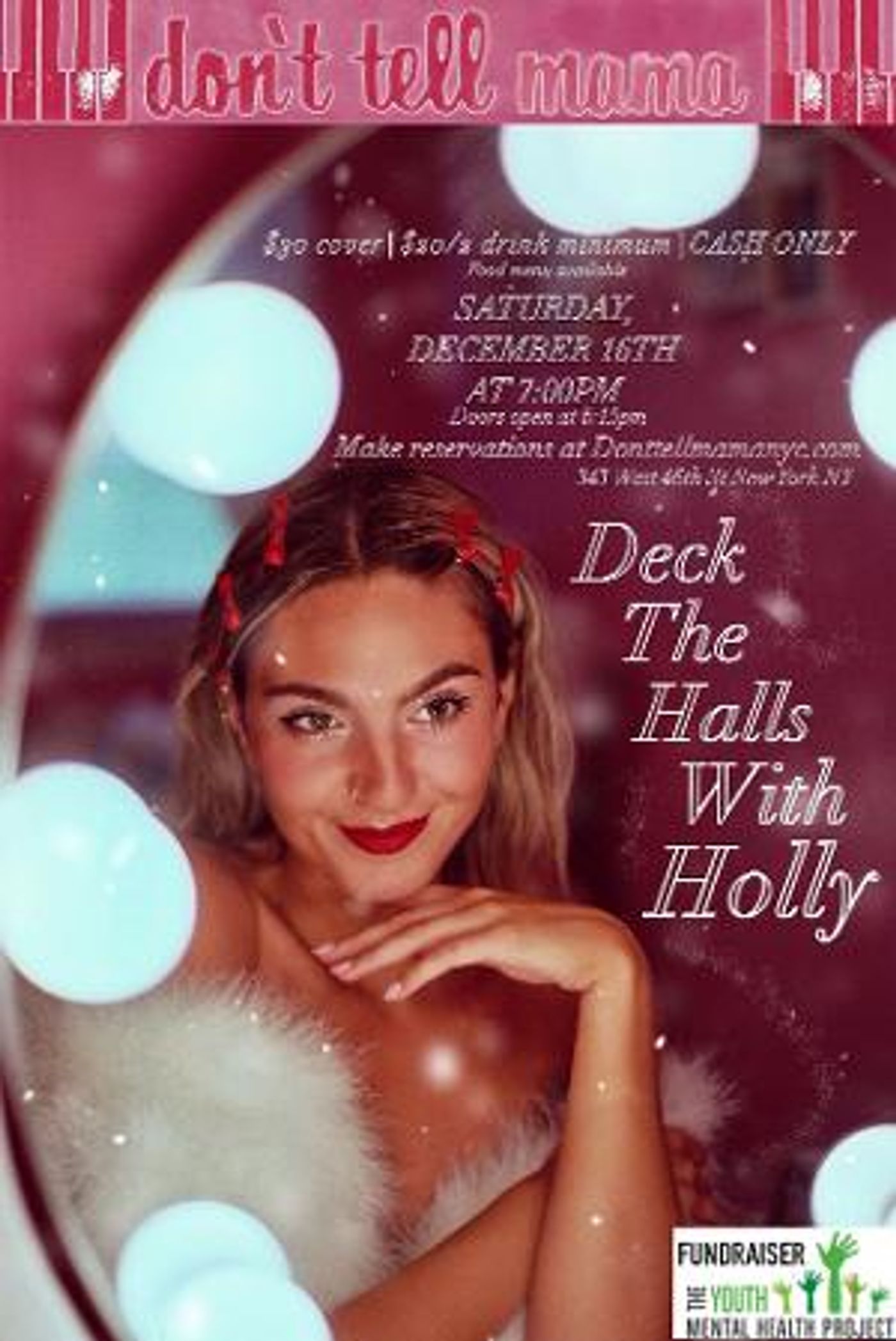 Deck The Halls With Holly Block Youth Mental Health Project Fundraiser  Image