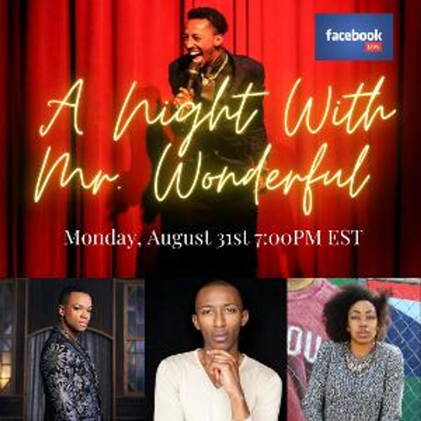 A NIGHT WITH MR. WONDERFUL Virtual Experience Back By Popular Demand  Image