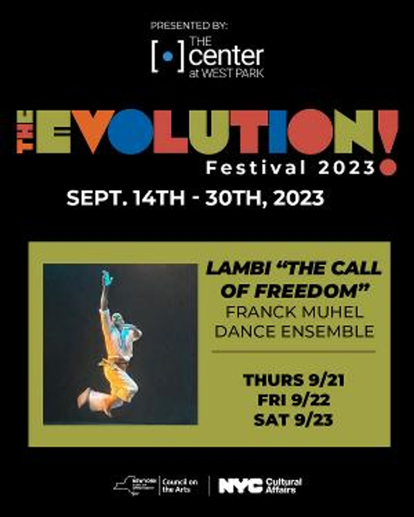 LAMBI THE CALL OF FREEDOM Performs At The Center At West Park's Evolution Festival September 21- 23  Image