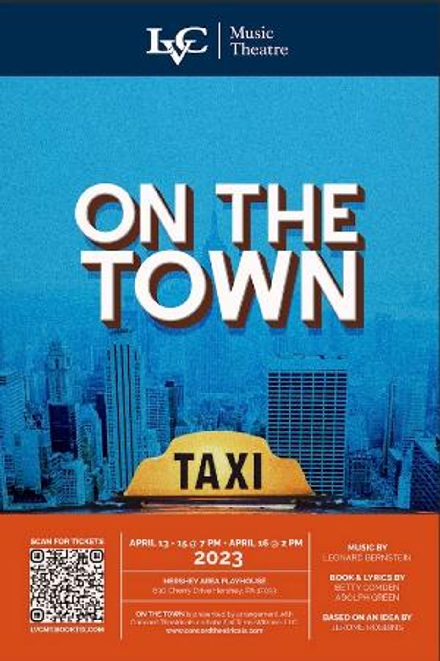ON THE TOWN to be Presented by Lebanon Valley College's Music Theatre Program in April  Image