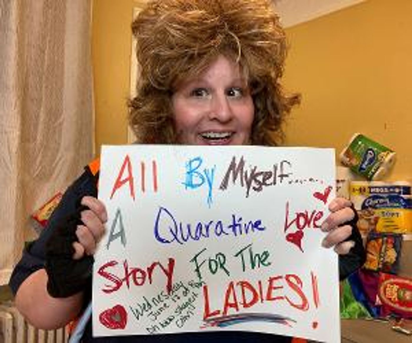 Live Virtual Show ALL BY MYSELF... A Quarantine Love Story for the Ladies Comes To StageIt, June 17  Image