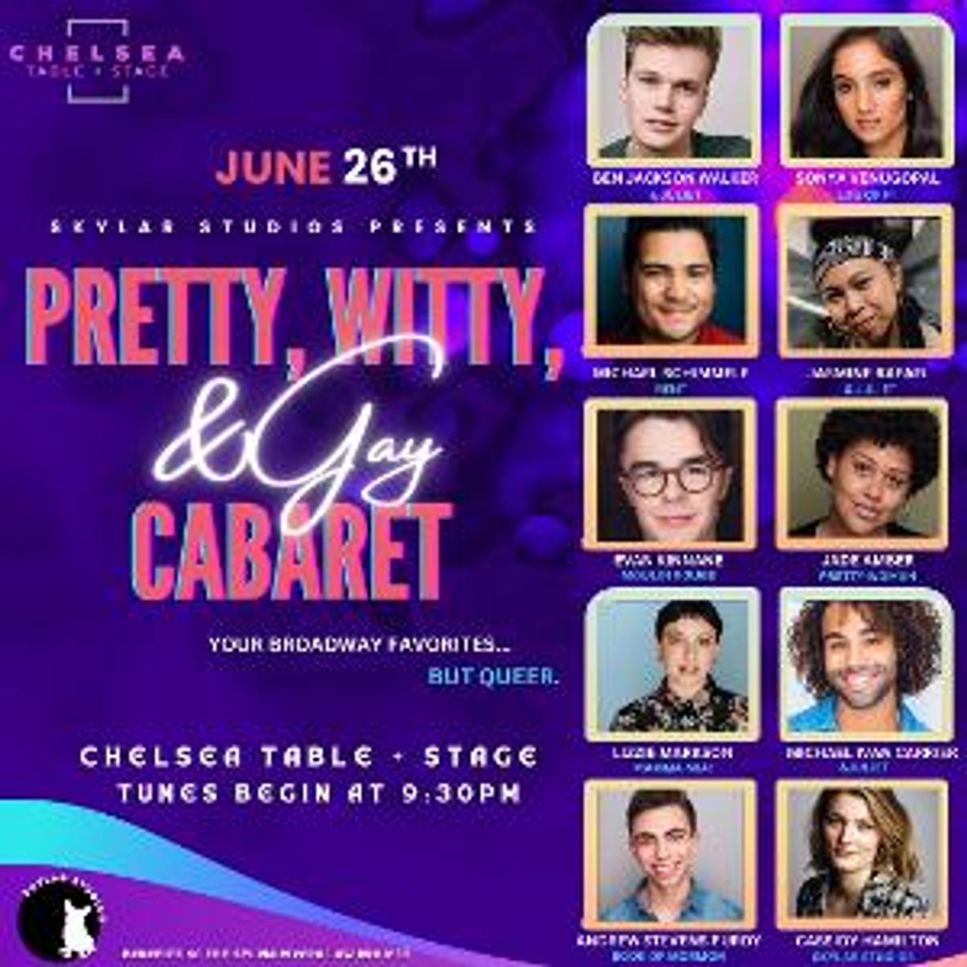 PRETTY, WITTY, AND GAY Cabaret To Debut For Pride At Chelsea Table + Stage  Image