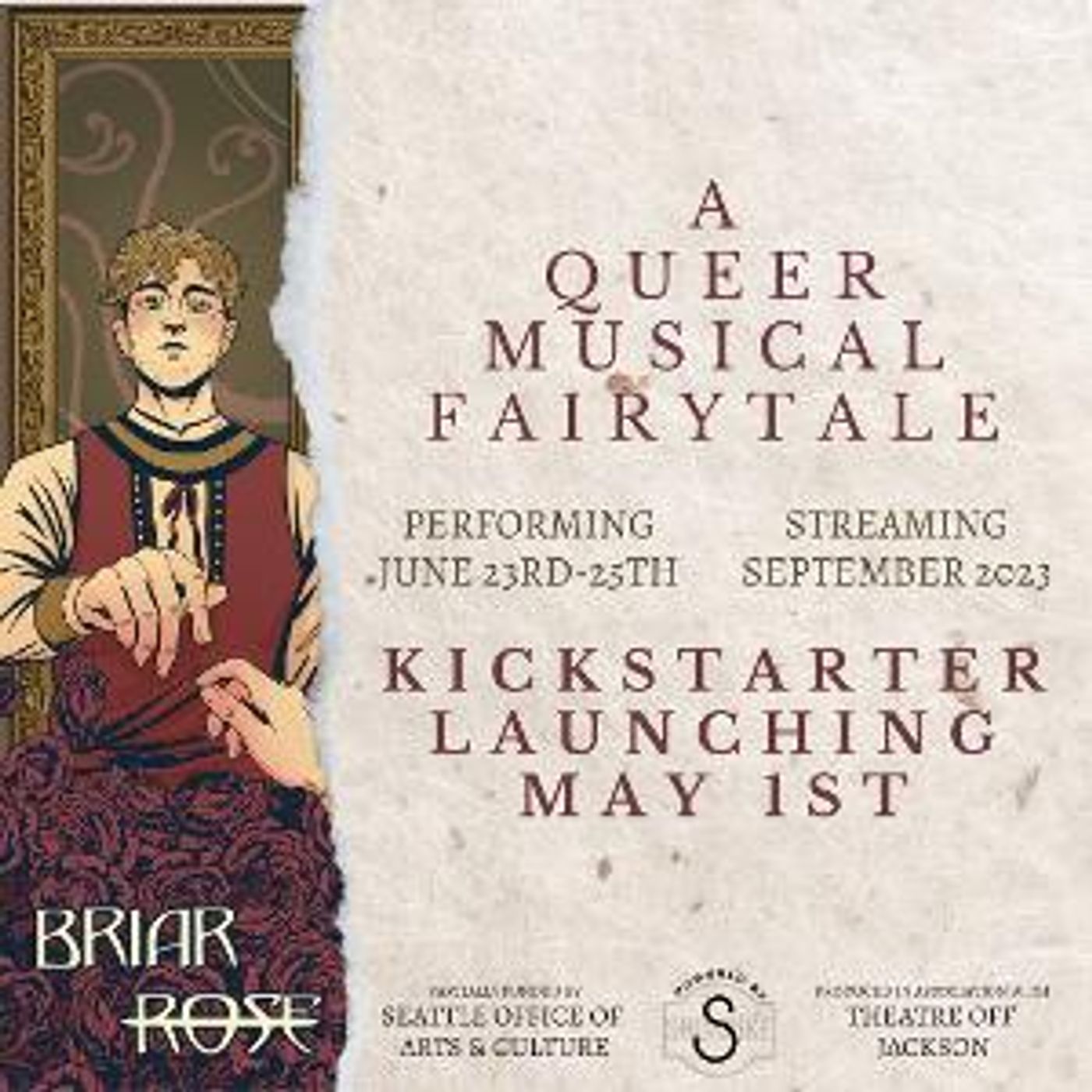 Trans Fairytale Musical BRIAR/ROSE to Premiere at Theatre Off Jackson Pride Weekend  Image