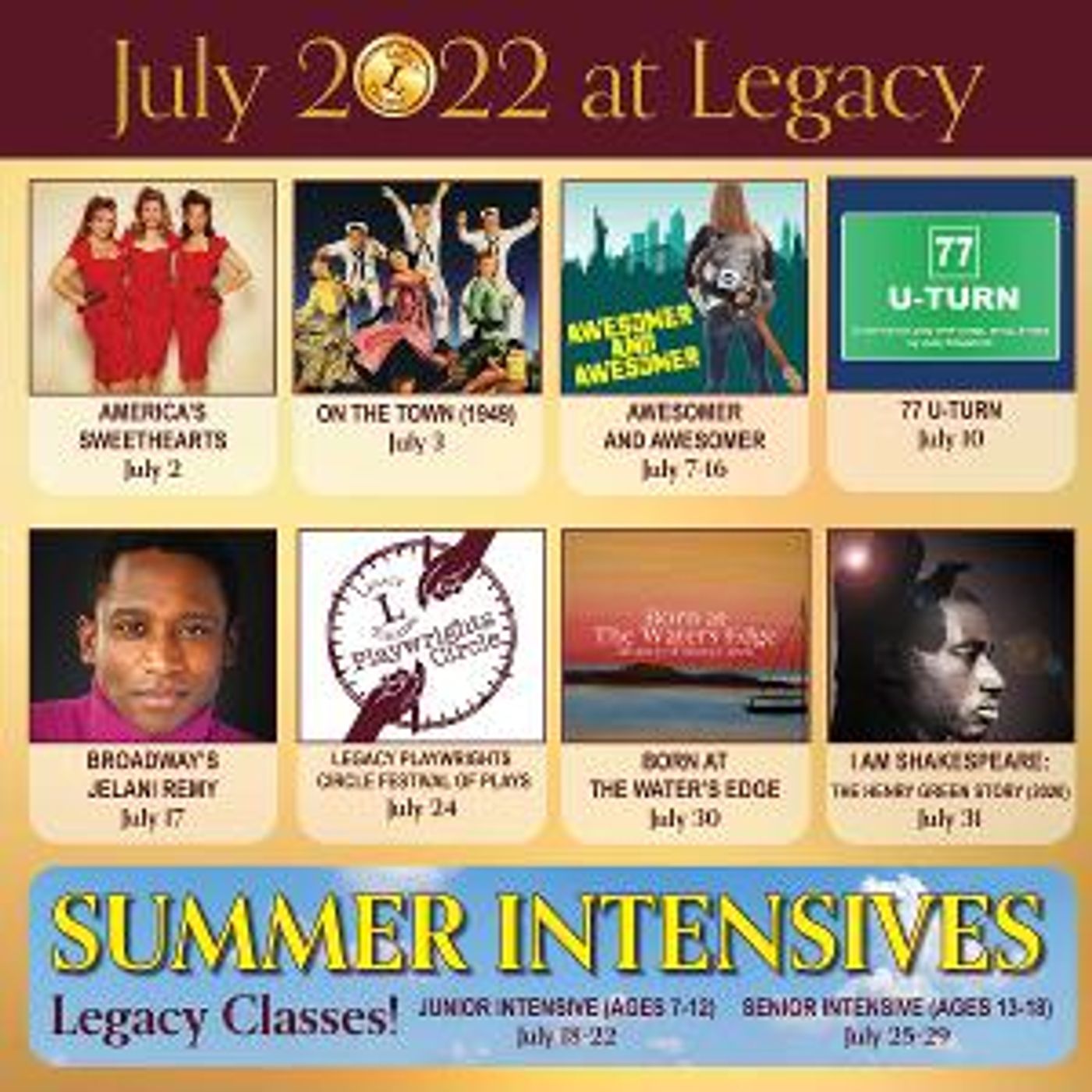 Legacy Theatre Announces July Lineup Featuring Jelani Remy and More  Image