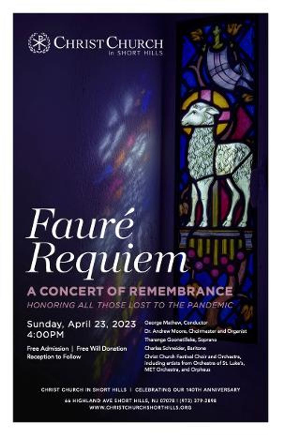 Christ Church in Short Hills To Present The Fauré Requiem In A Special Concert Of Remembrance Image