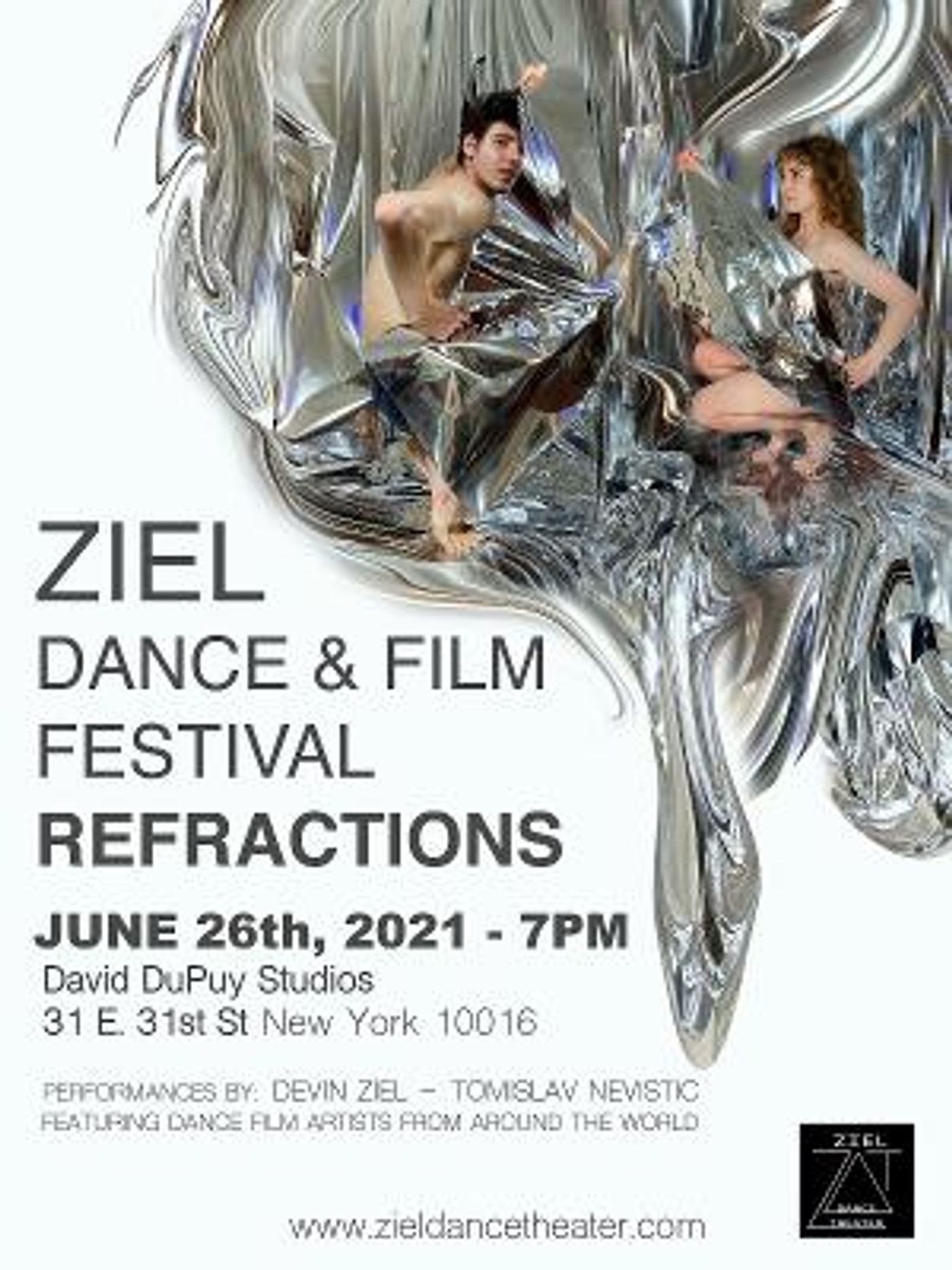 Ziel Dance & Film Festival Presents REFRACTIONS An Intimate Look At First In-Person Events Since The COVID-19 Pandemic  Image