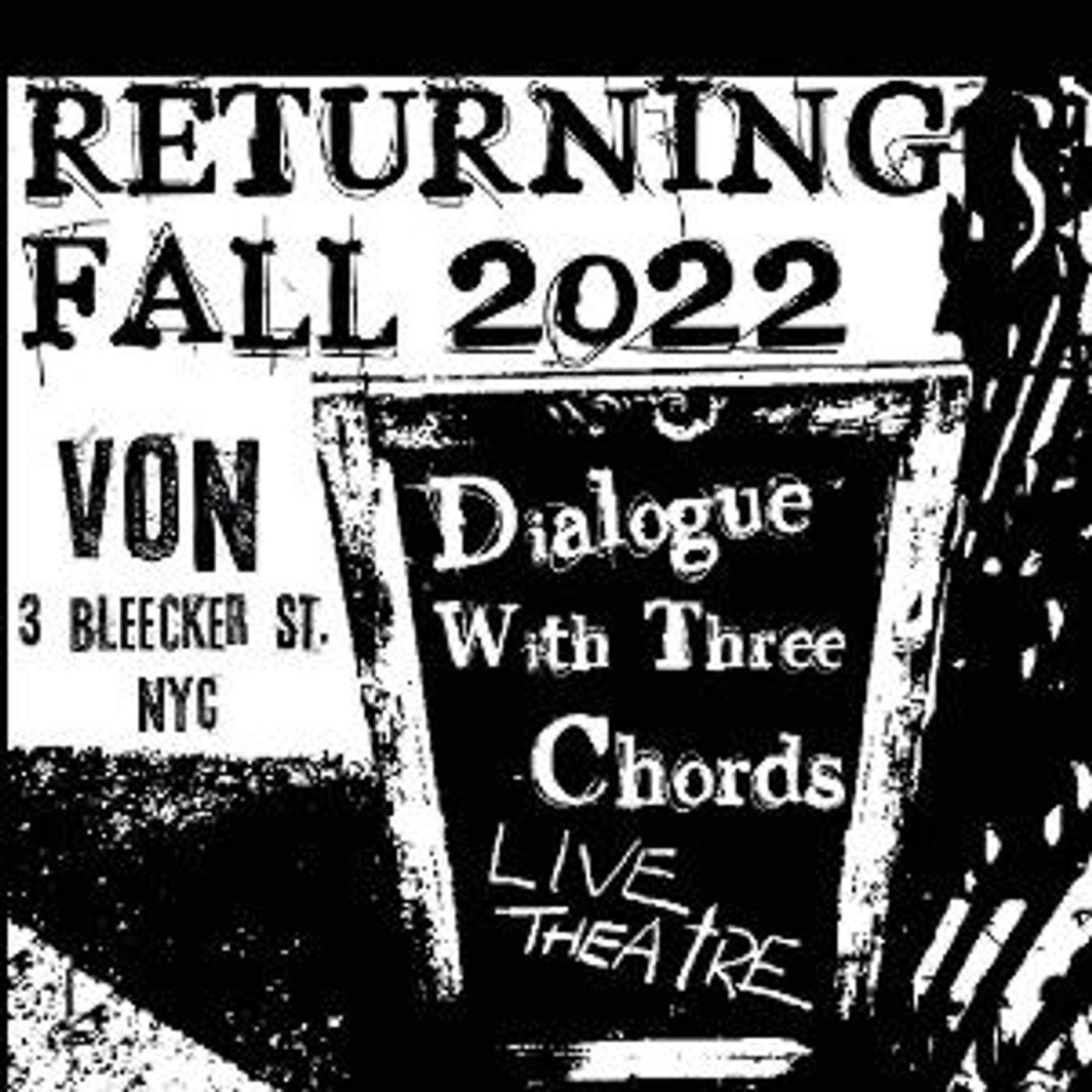 DIALOGUE WITH THREE CHORDS Is Back In The Bowery For In-person Plays On Outsider Art And Forgotten Songs  Image