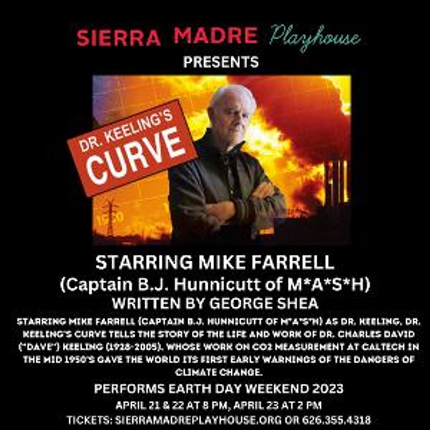 Sierra Madre Playhouse to Present Mike Farrell in DR. KEELING'S CURVE in April  Image