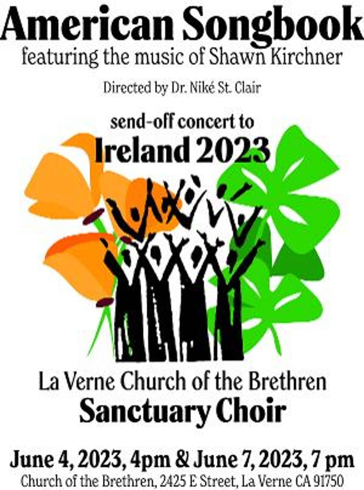 AMERICAN SONGBOOK Concert to be Presented by La Verne Church of the Brethren Sanctuary Choir in June  Image