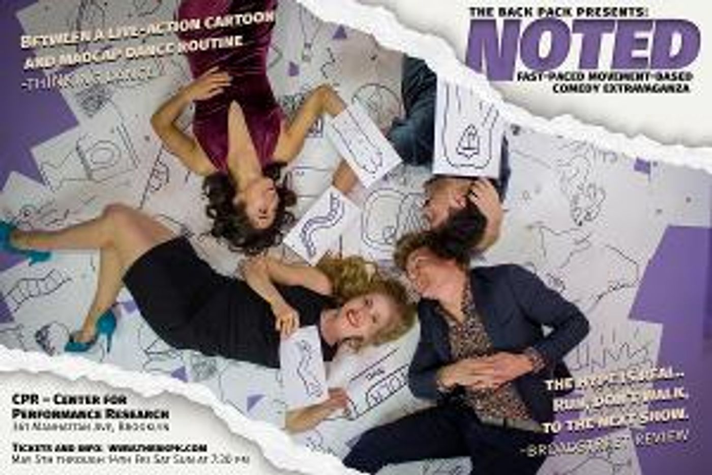 The Back Pack Makes New York Debut With NOTED At Center For Performance Research  Image