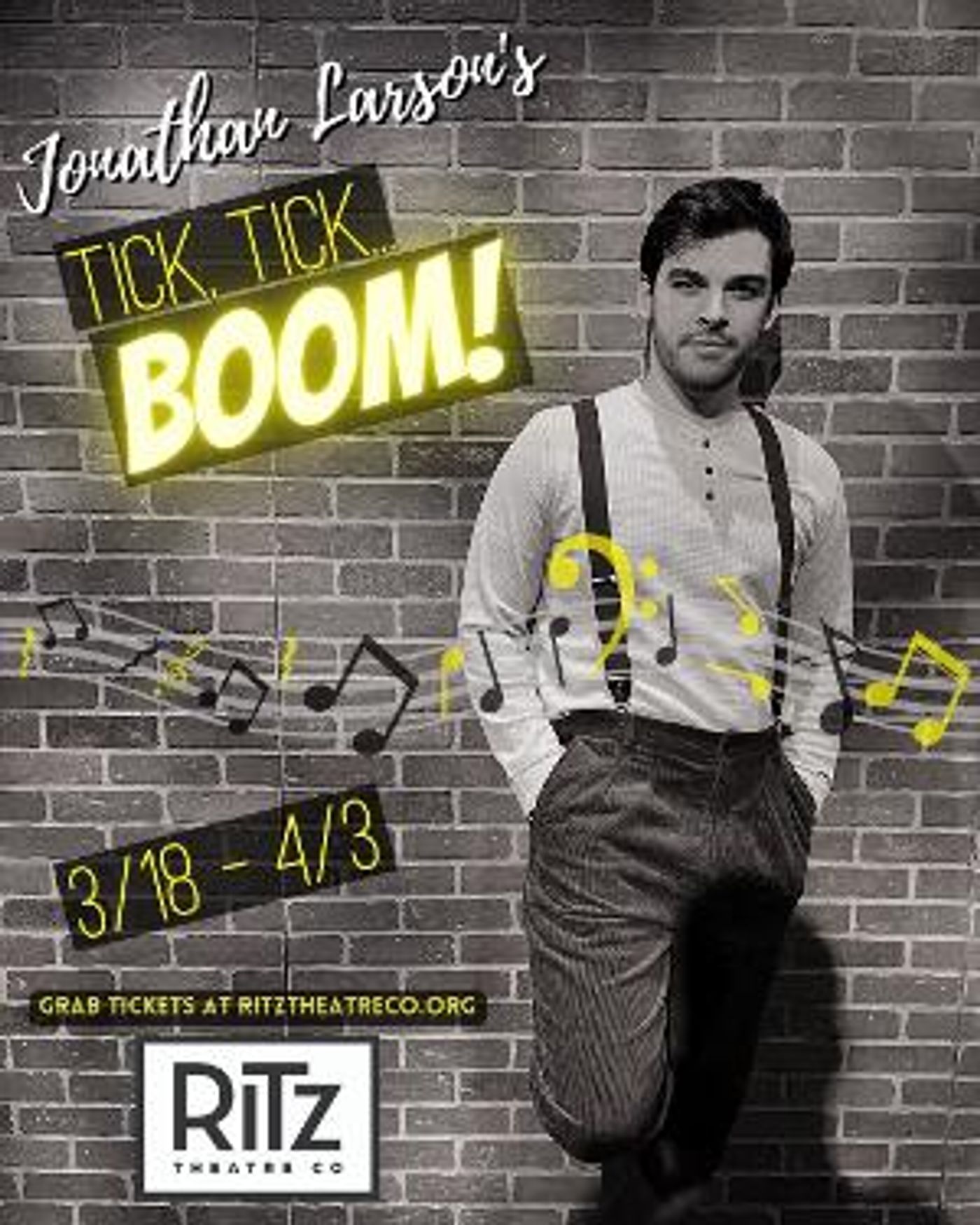 The Ritz Theatre Company Shares The Story Of Jonathan Larson In TICK, TICK... BOOM!  Image