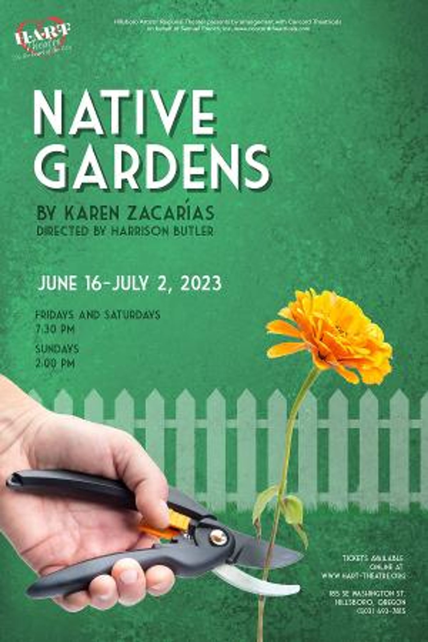 Hart Adds NATIVE GARDENS To 2022-2023 Season; 2023-2024 Season Lineup Announced  Image