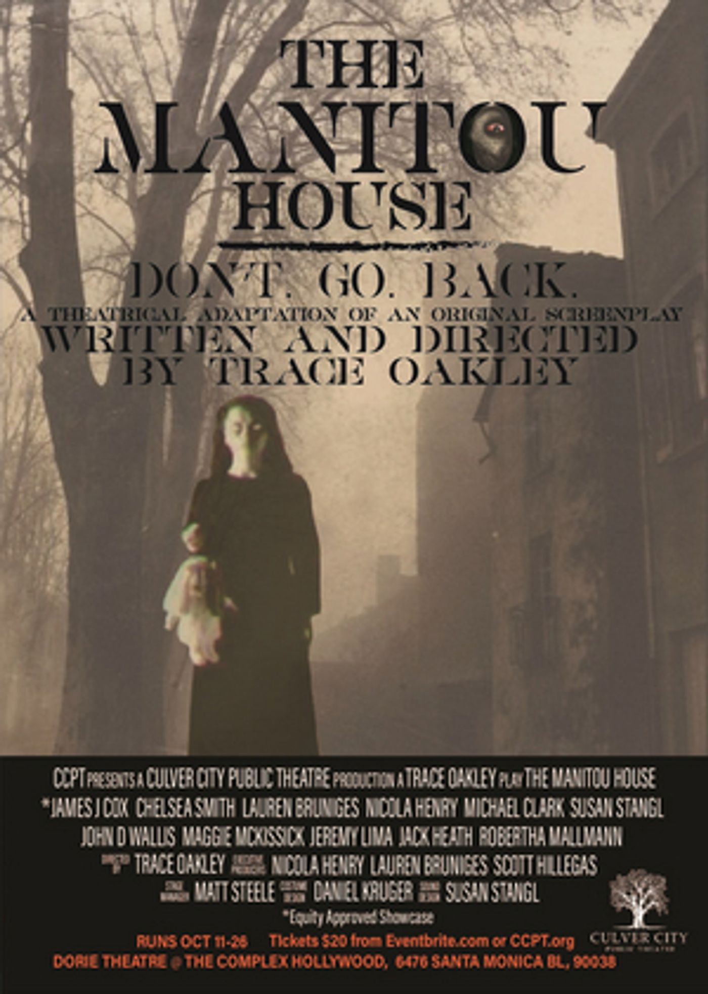 Culver City Public Theatre Presents The World Premiere Of THE MANITOU HOUSE  Image