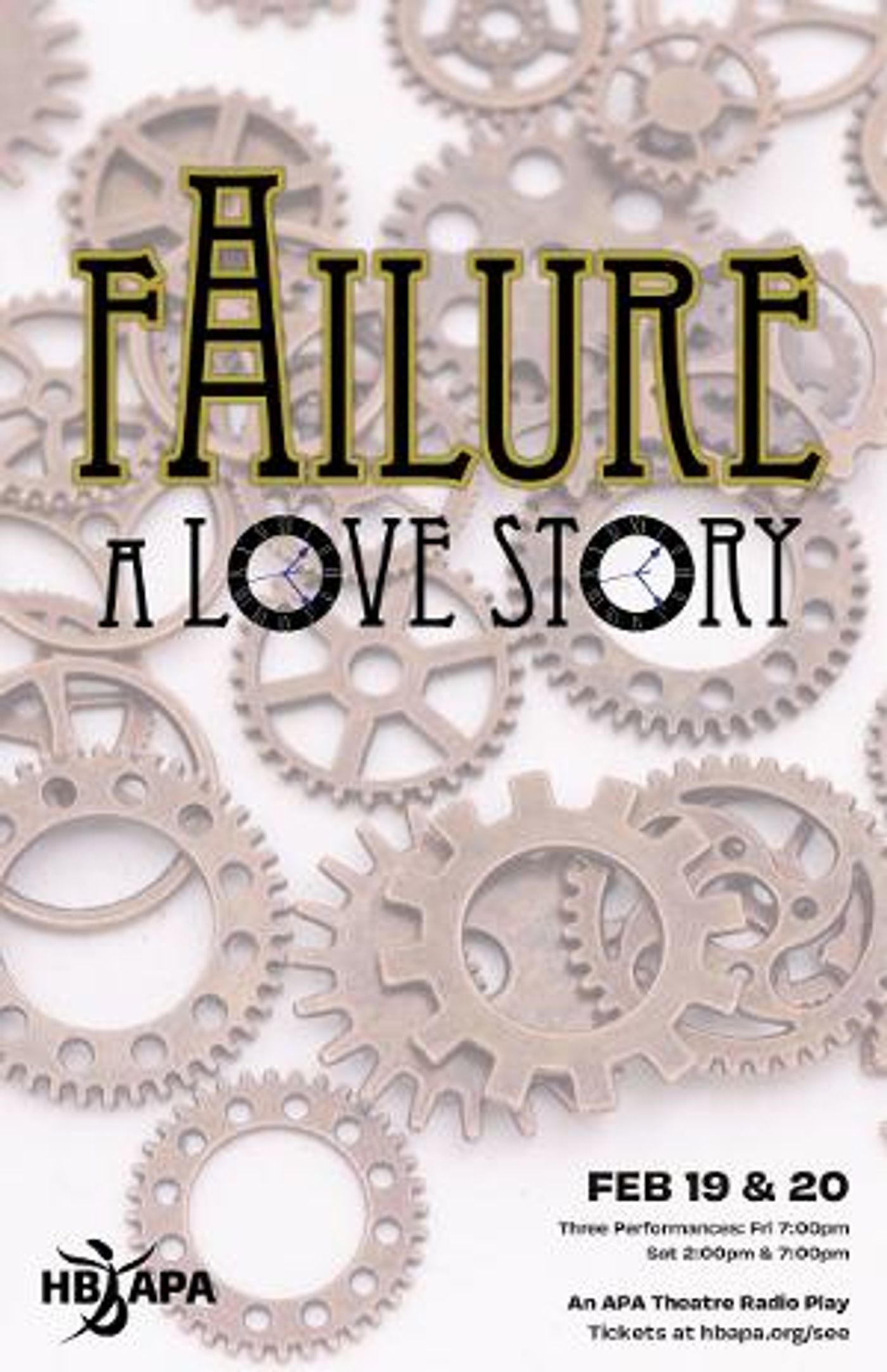 The Huntington Beach Academy Presents FAILURE: A LOVE STORY Radio Play  Image