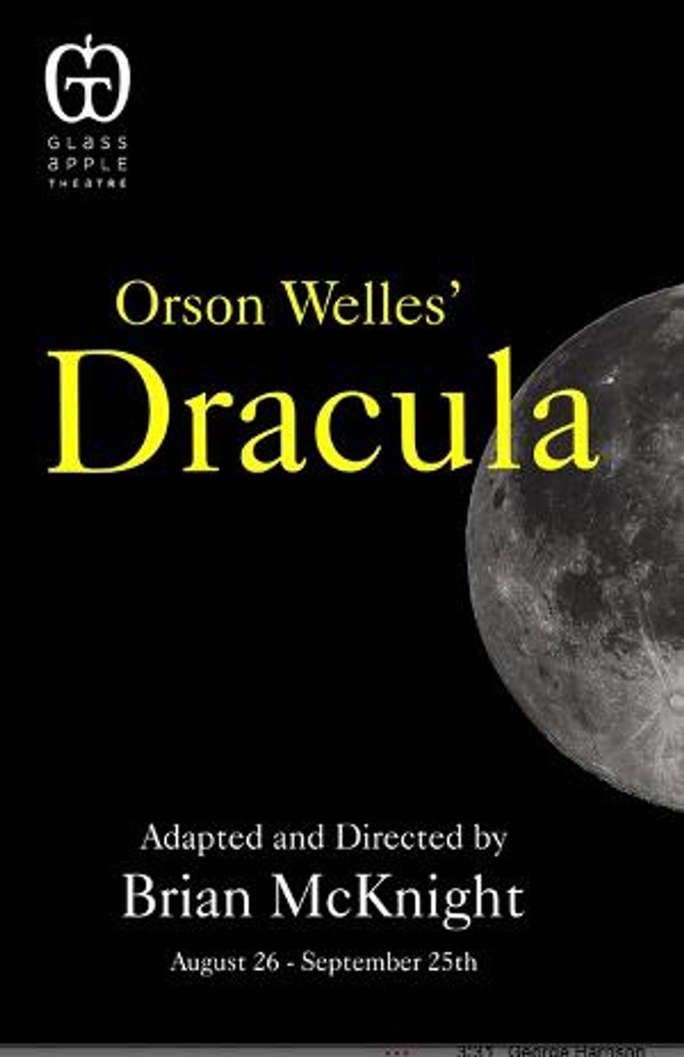 Glass Apple Theatre Announces Cast And Designers For DRACULA, Opening in August  Image