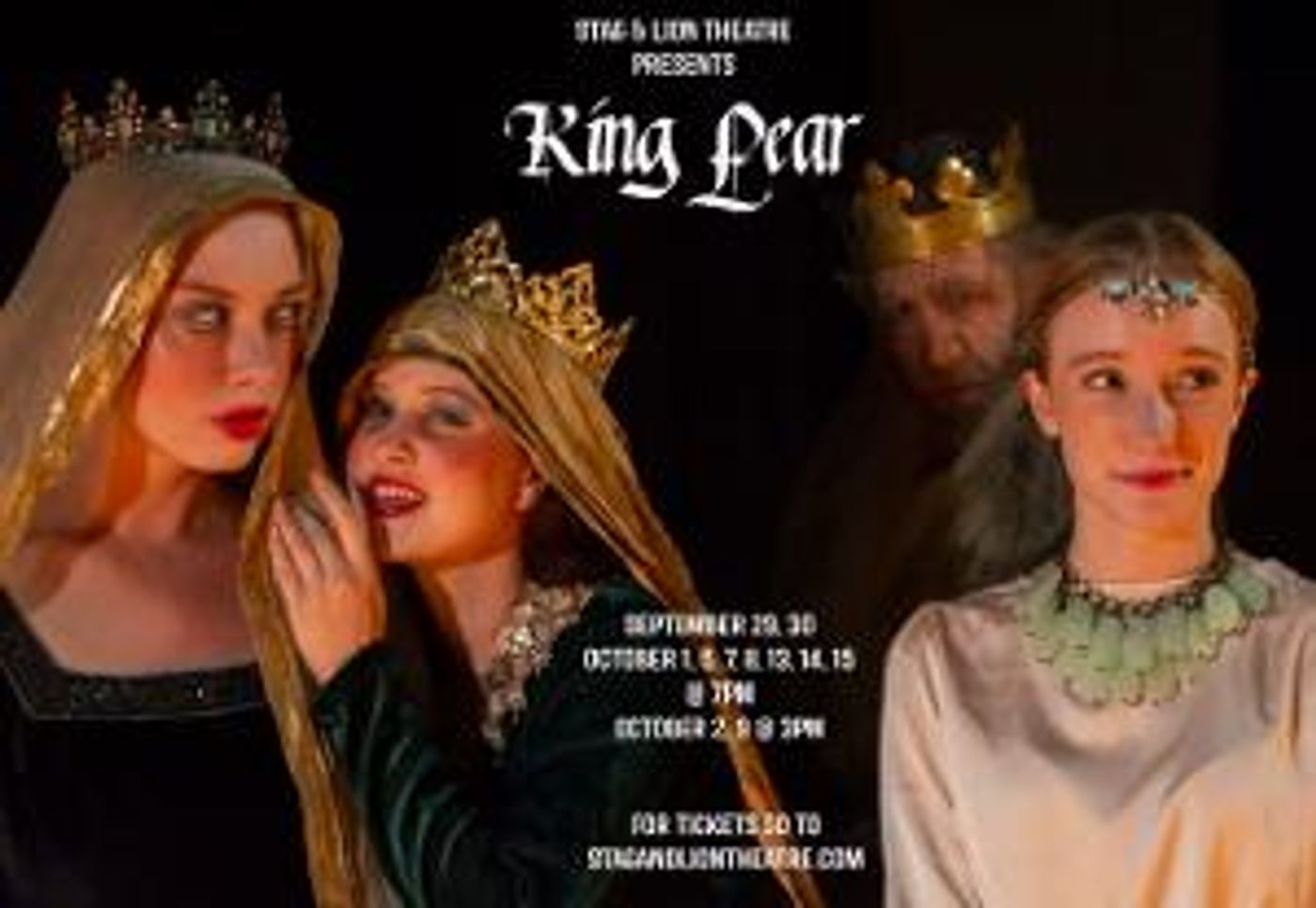 KING LEAR to Open at Stag & Lion Theatre Company Tonight  Image