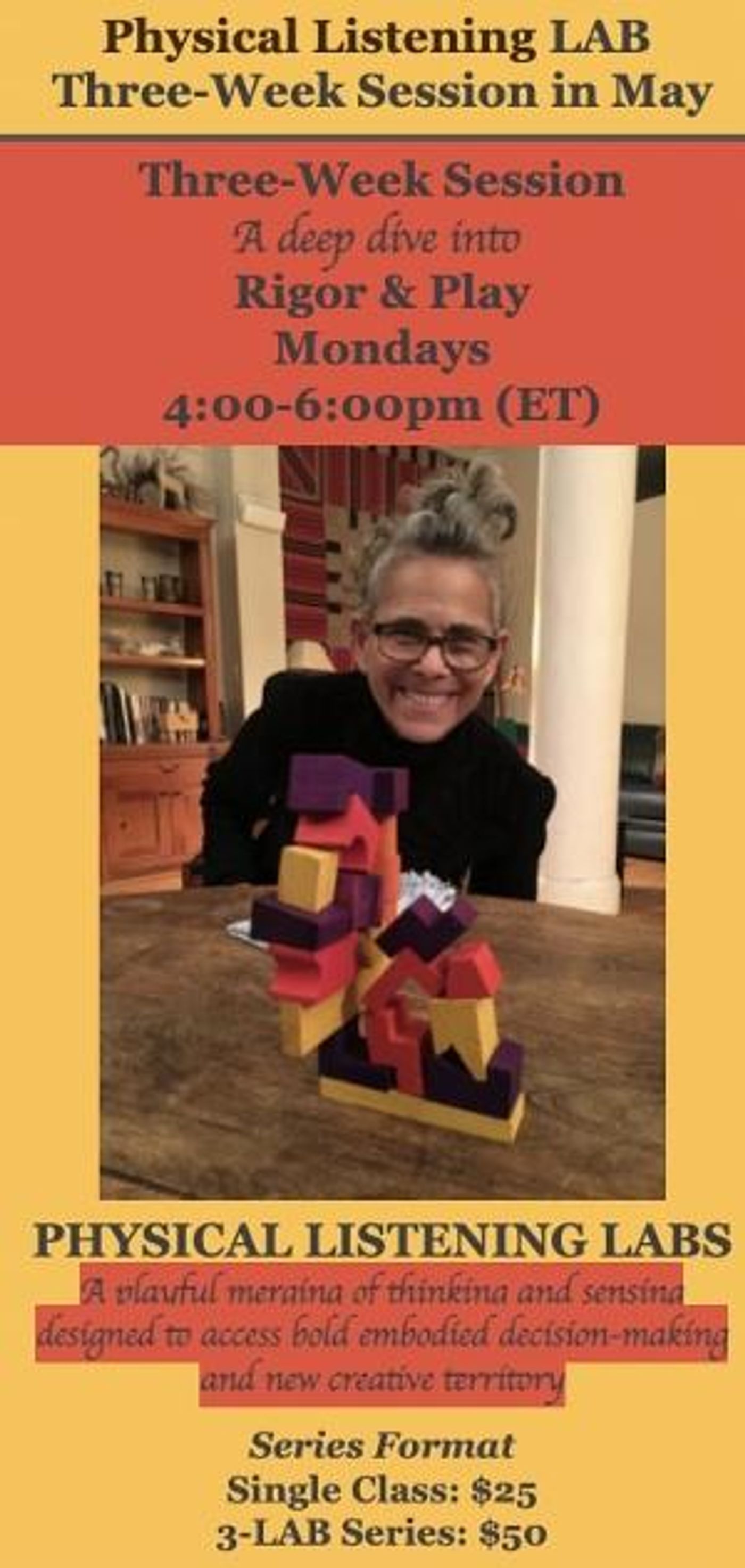 Physical Listening LAB Announces Three Week Sessions In May - Registration Open  Image