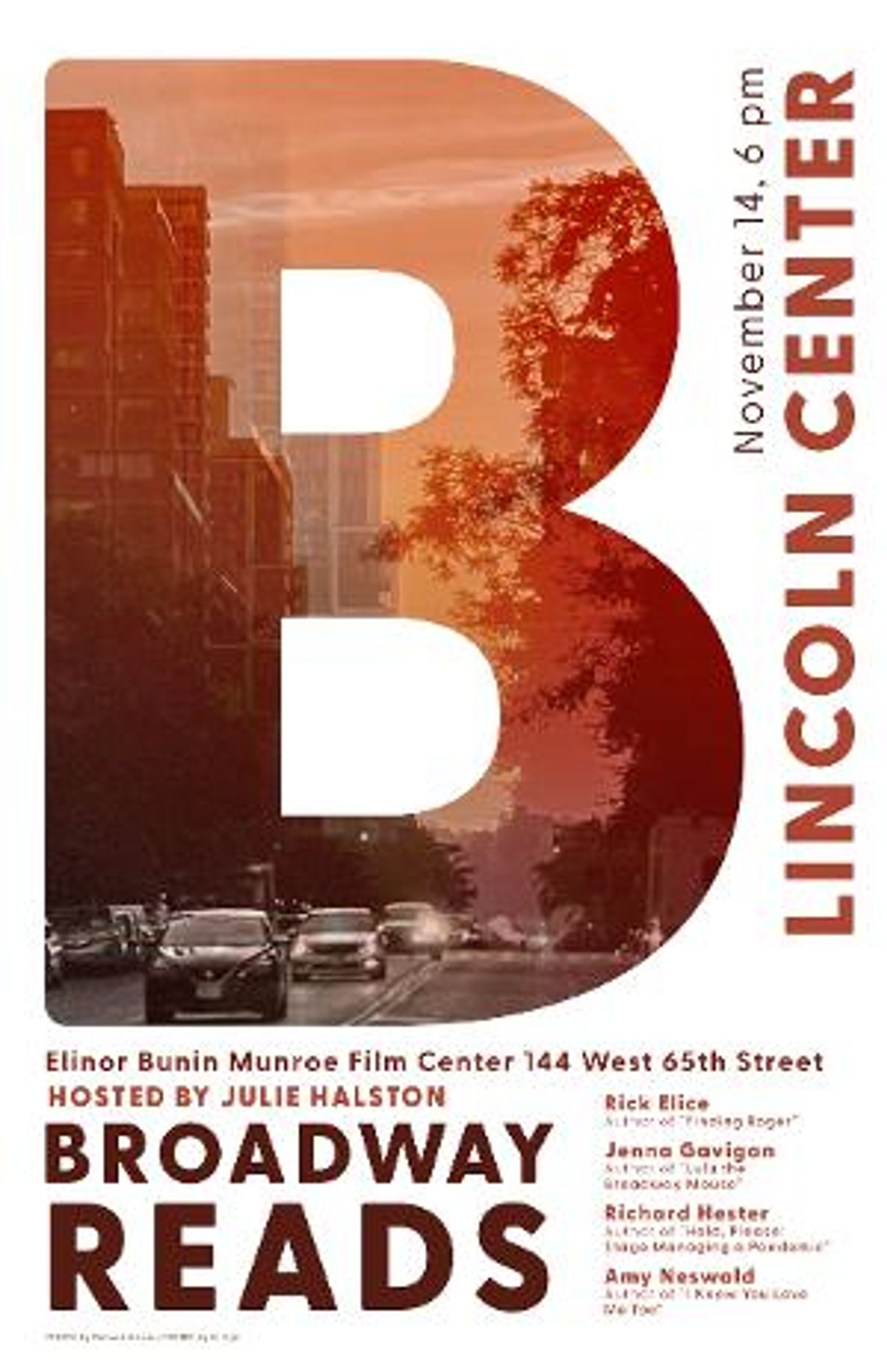 Broadway Reads Presents Inaugural Reading At Lincoln Center  Image