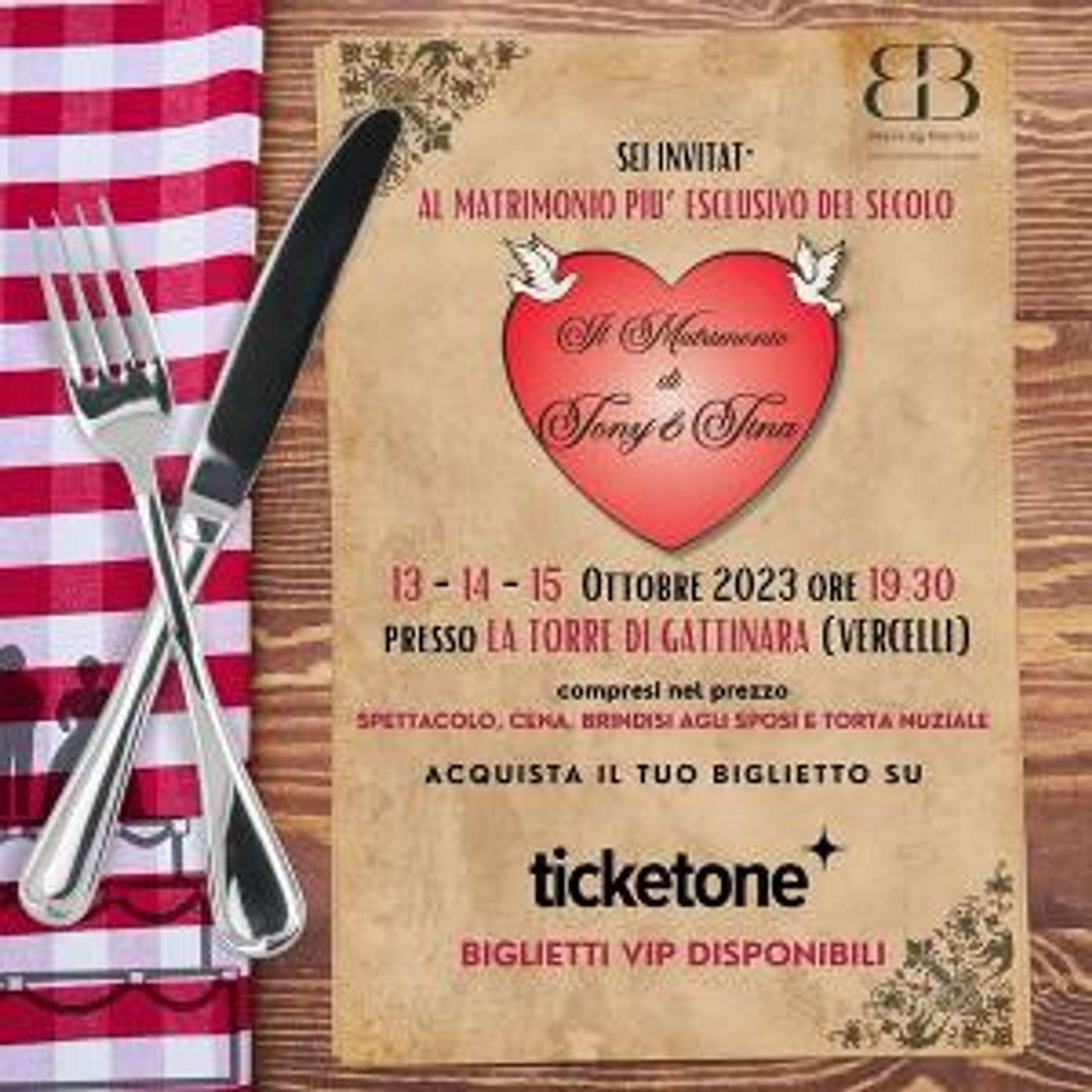 Breaking Borders Brings TONY 'N TINA'S WEDDING To Italy This October  Image