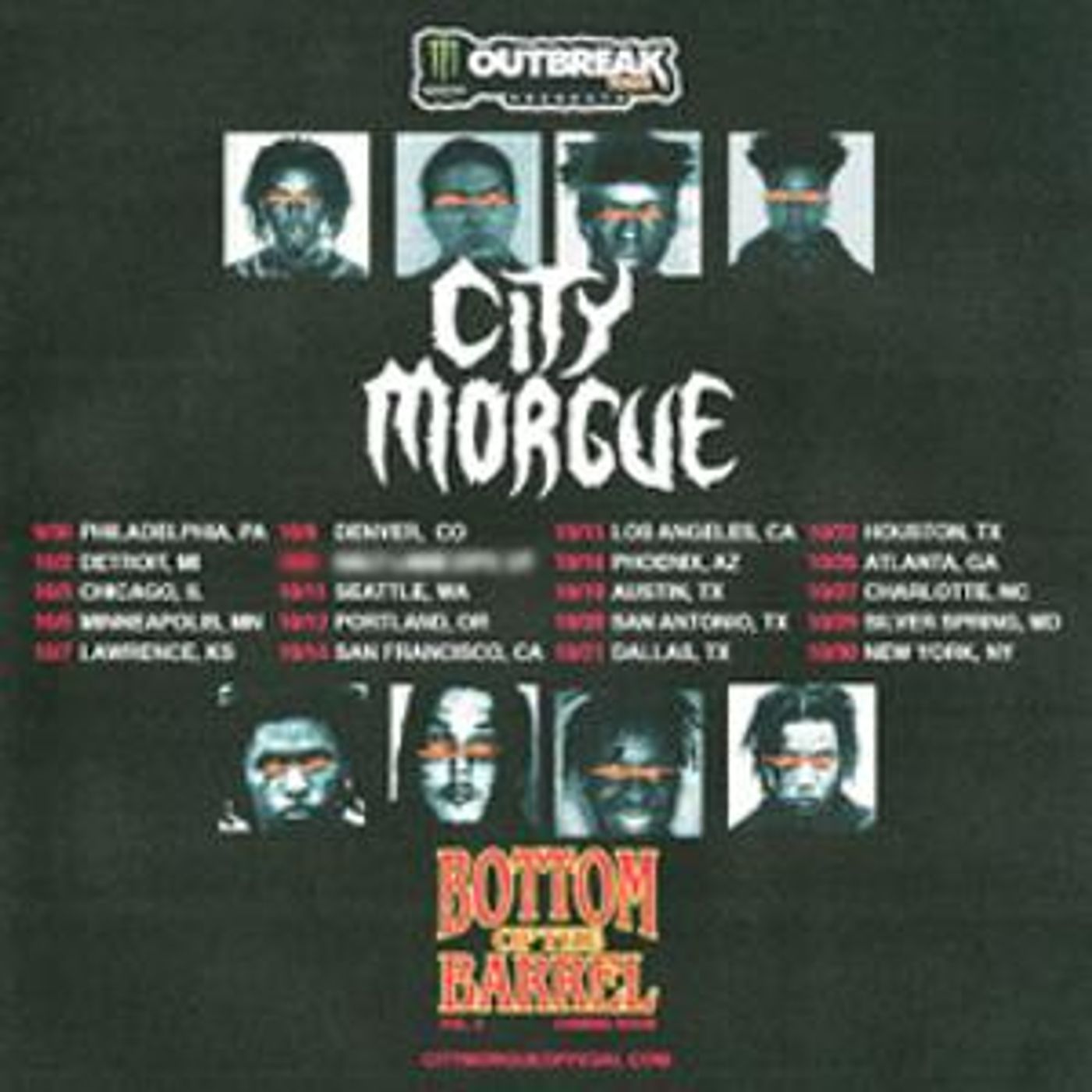 Monster Energy Outbreak Tour Presents City Morgue  Image