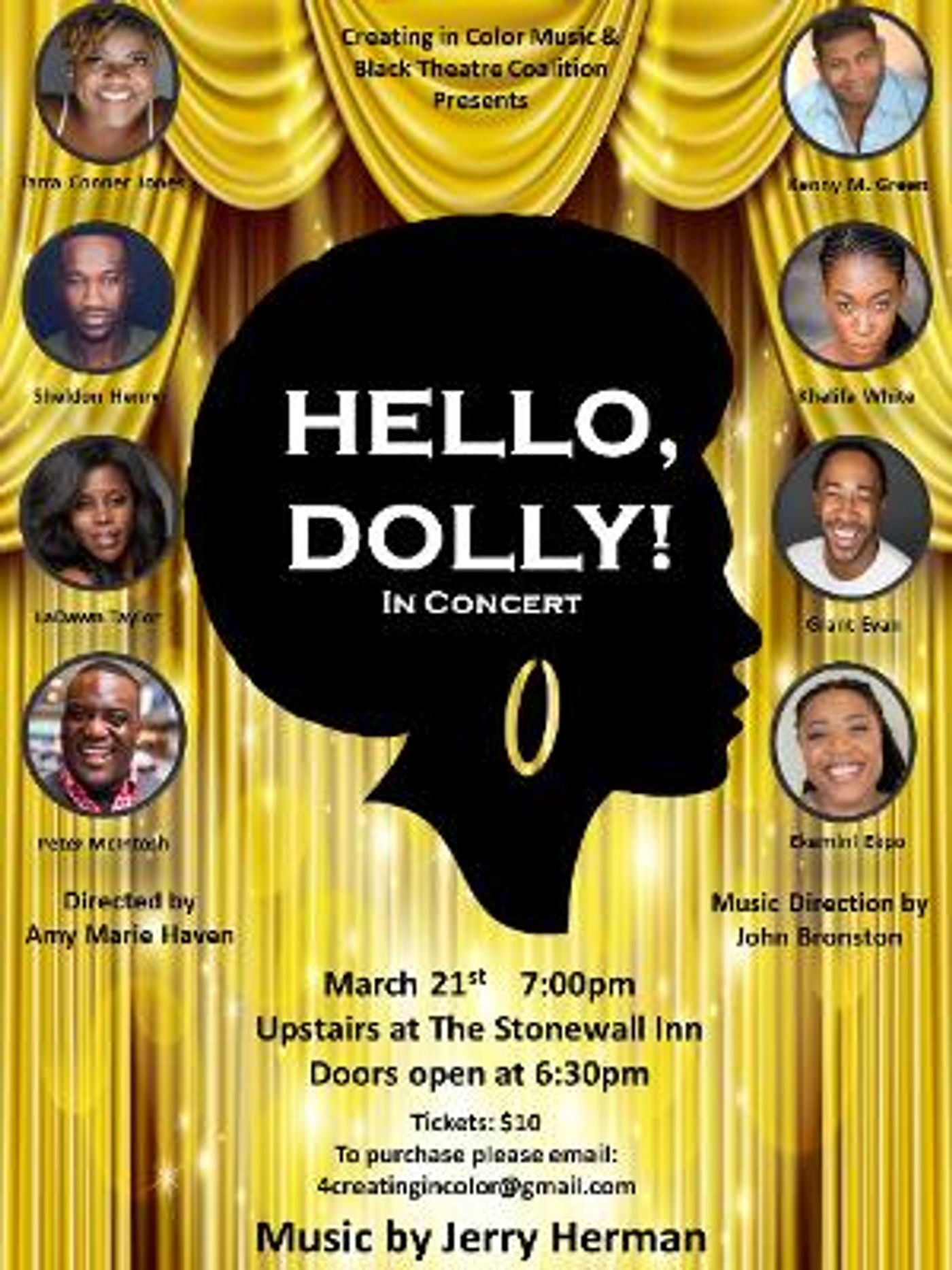 HELLO, DOLLY! Concert at the Stonewall Inn to Feature an All-Black Cast  Image