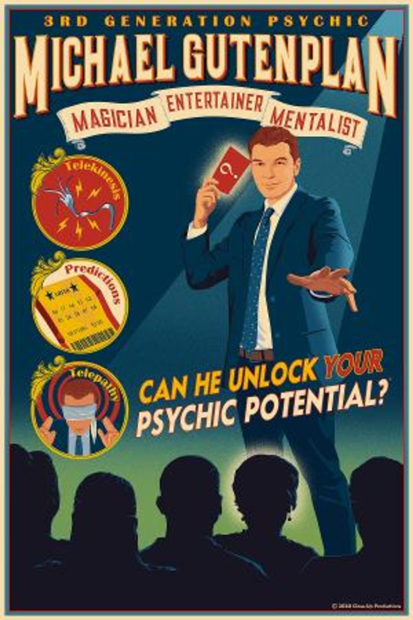Mentalist and Third-Generation Psychic Michael Gutenplan to Give Performance at the Edina Country Club  Image