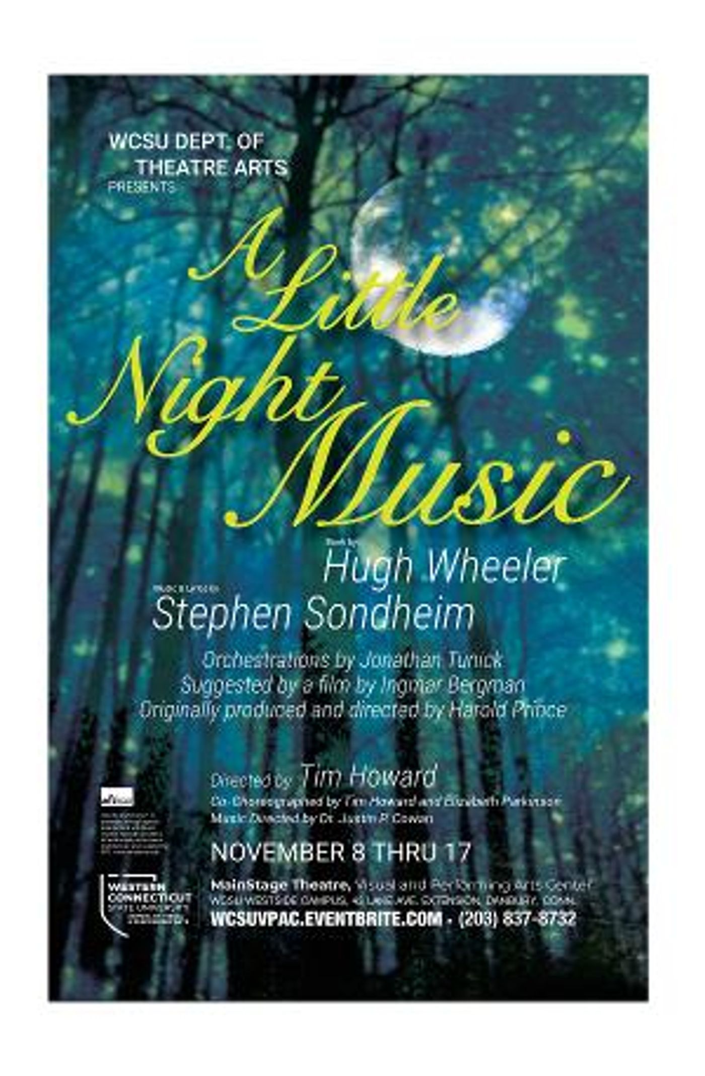 The Western Connecticut State University Department of Theatre Arts Will Present A LITTLE NIGHT MUSIC  Image
