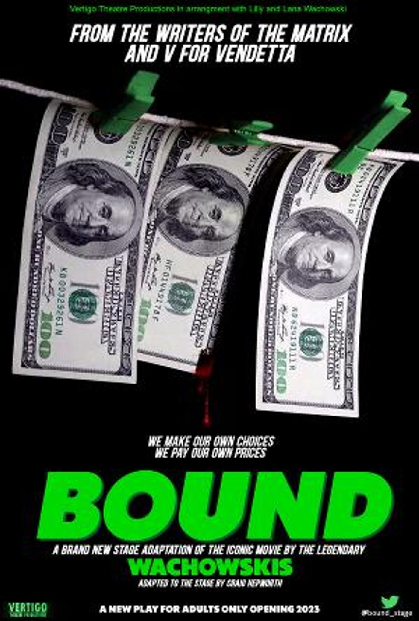 Iconic Wachowskis Movie BOUND Will Be Adapted To The Stage  Image