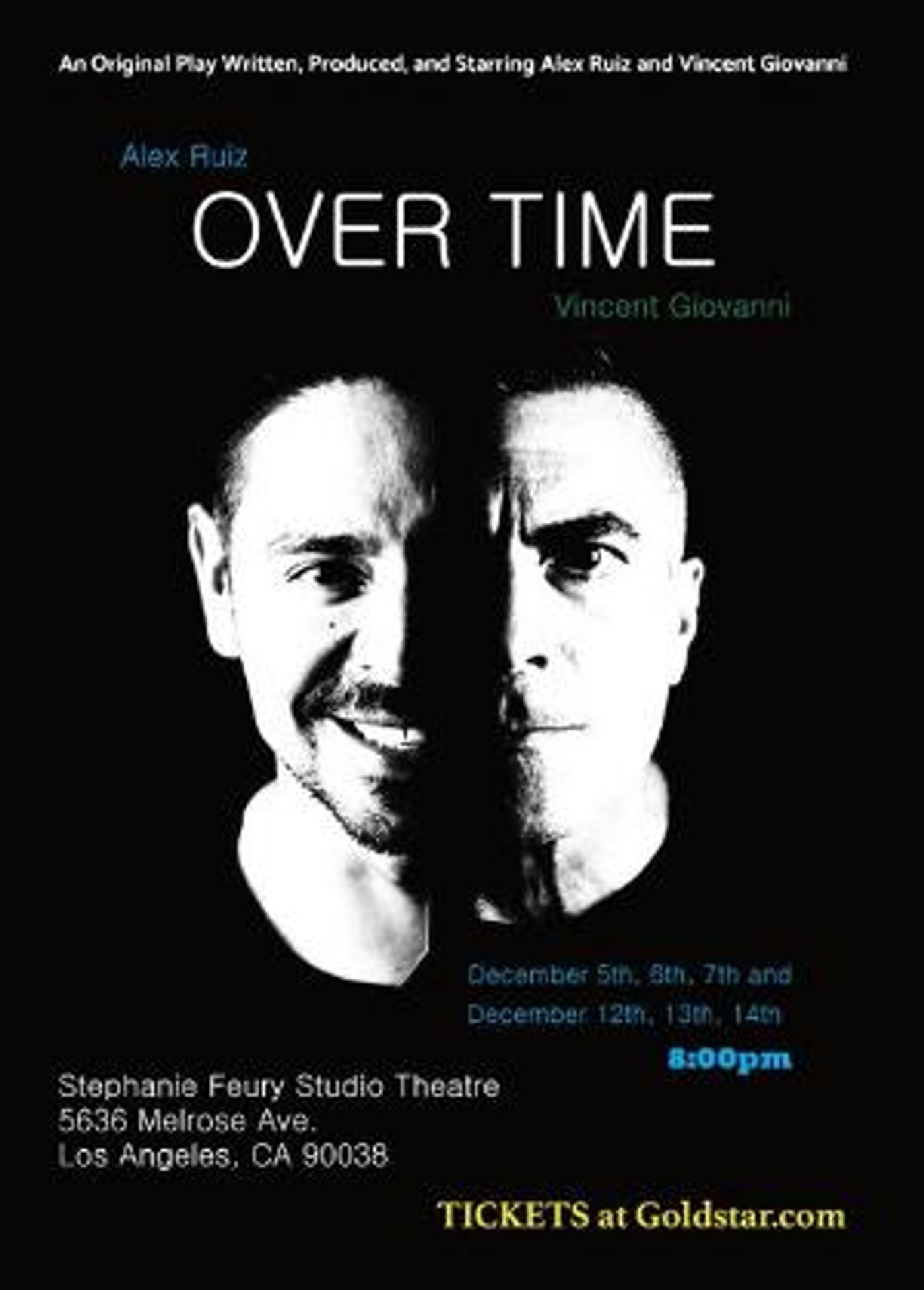 OVER TIME Opens December 5 At The Stephanie Feury Studio Theatre  Image