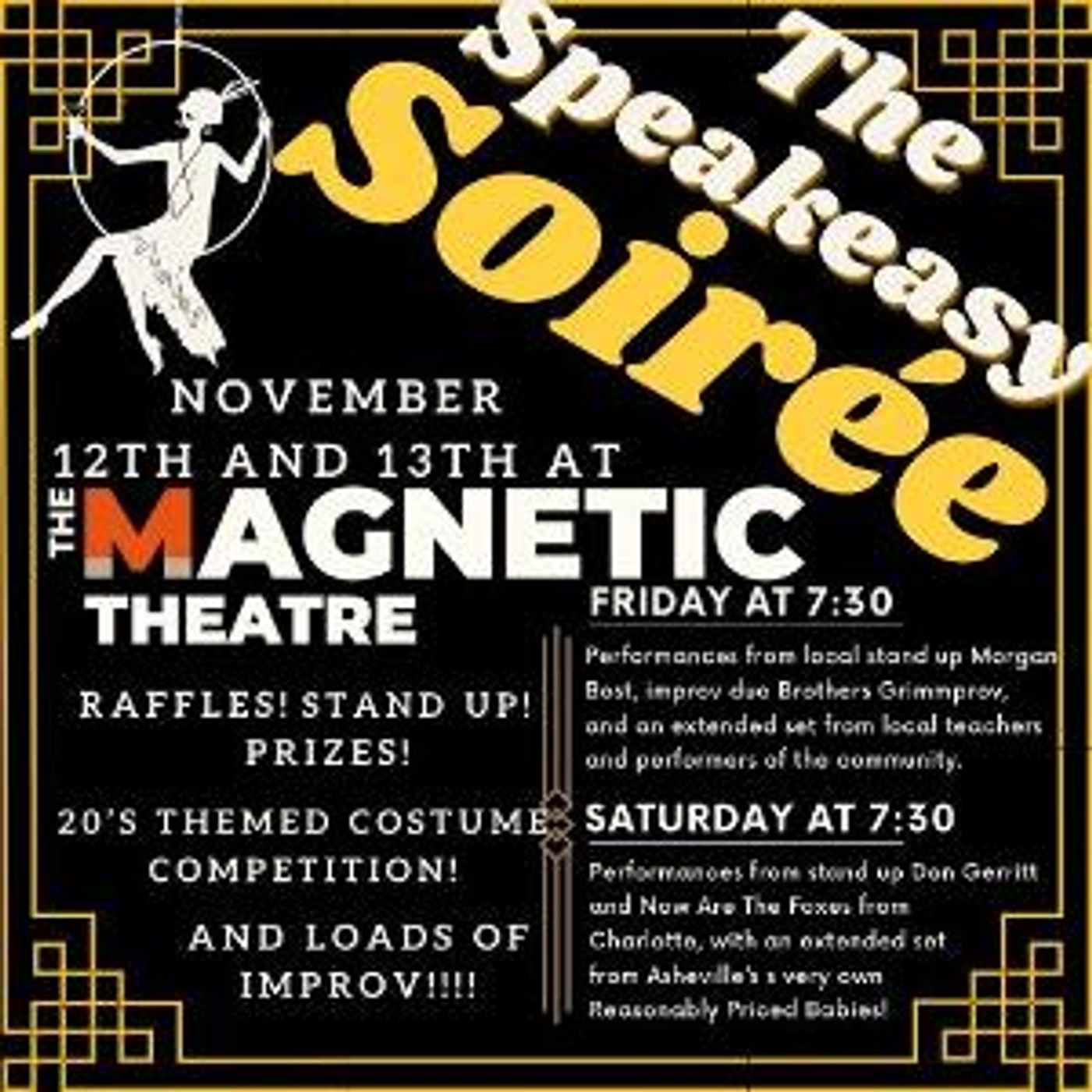 The Magnetic Theatre to Host THE SPEAKEASY SOIREE  Image