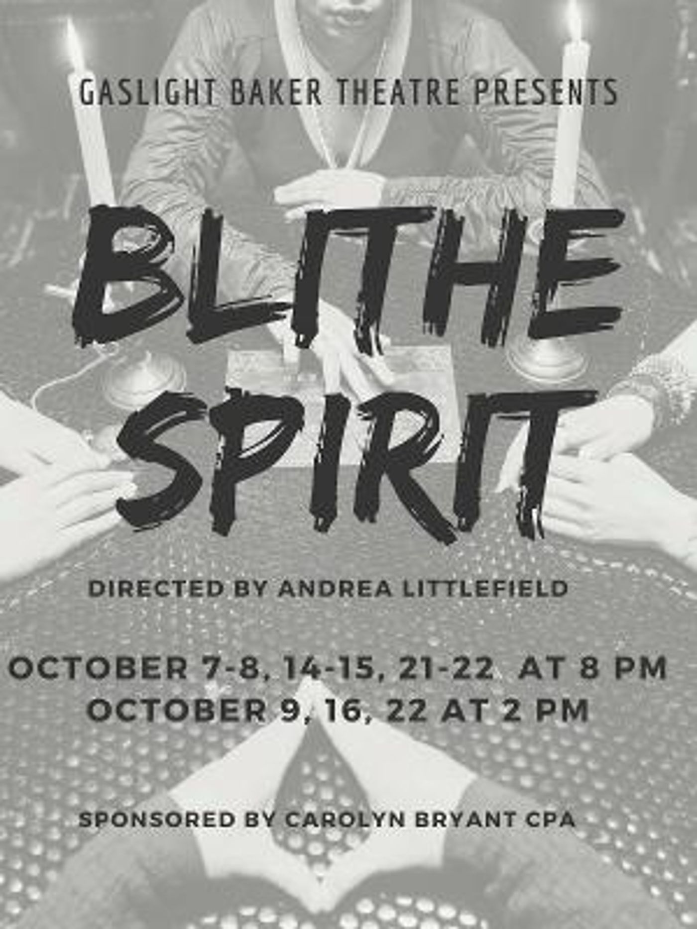 Gaslight Baker Theatre to Celebrate Spooky Season With BLITHE SPIRIT This October  Image