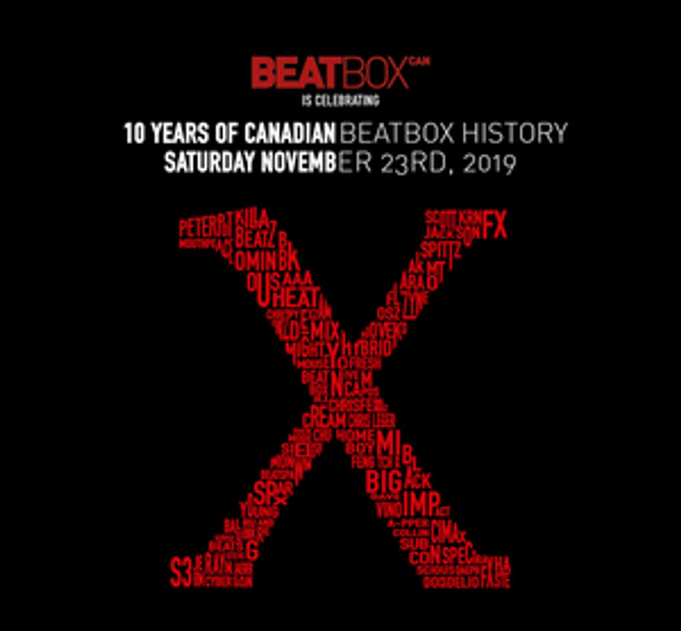 Beatbox Canada Presents The 10th Canadian Beatboxing Championships  Image