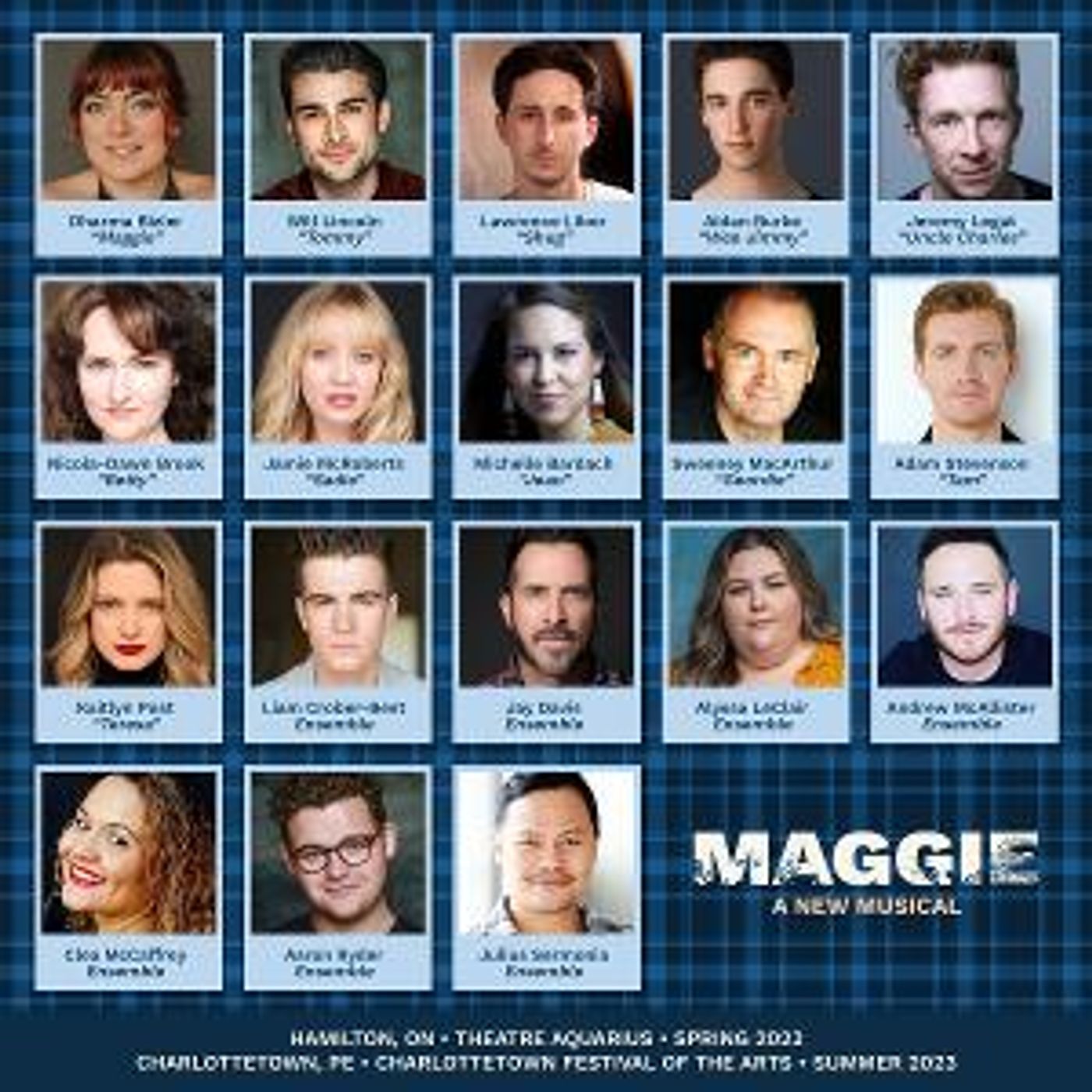 Cast Announced For The World Premiere Of MAGGIE A New Musical  Image