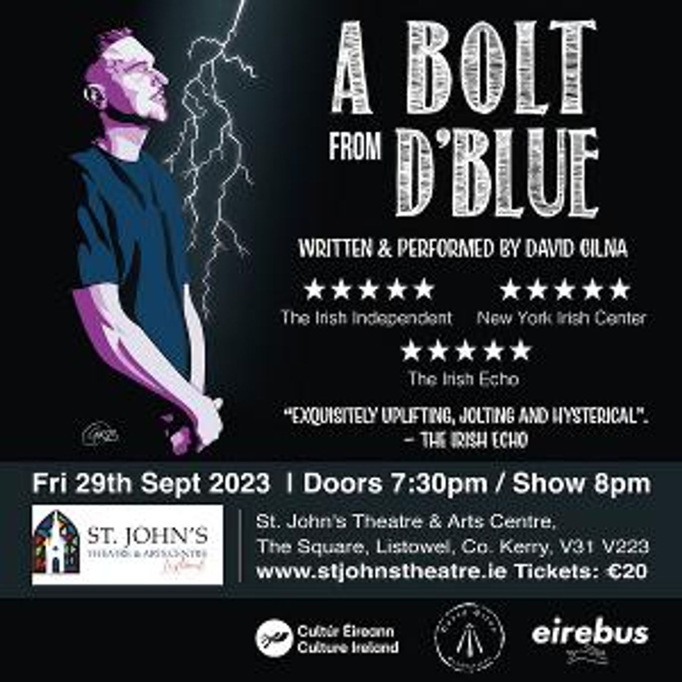 David Gilna's A BOLT FROM D'BLUE Embarks On New Tour and Returns To The Kingdom  Image