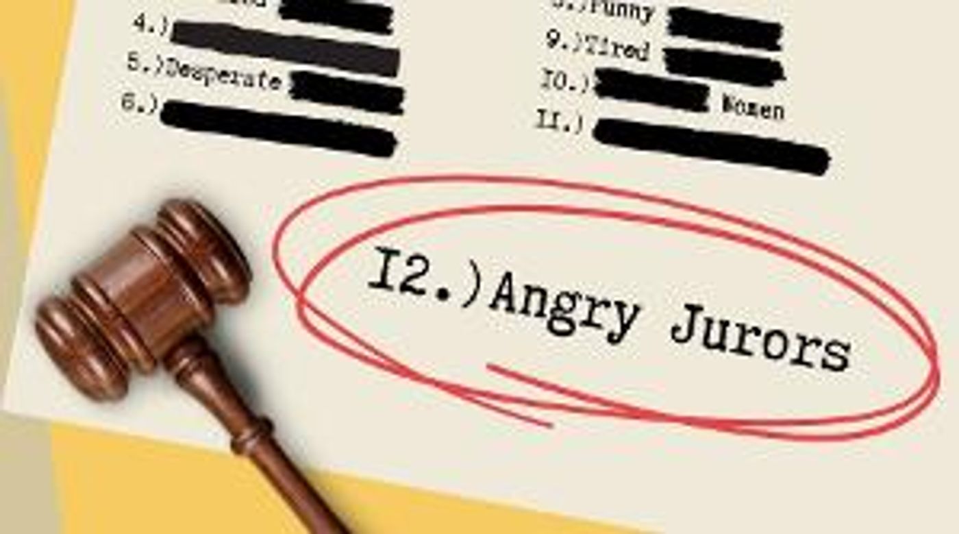 12 ANGRY JURORS to be Presented at The Carroll Arts Center This Month  Image