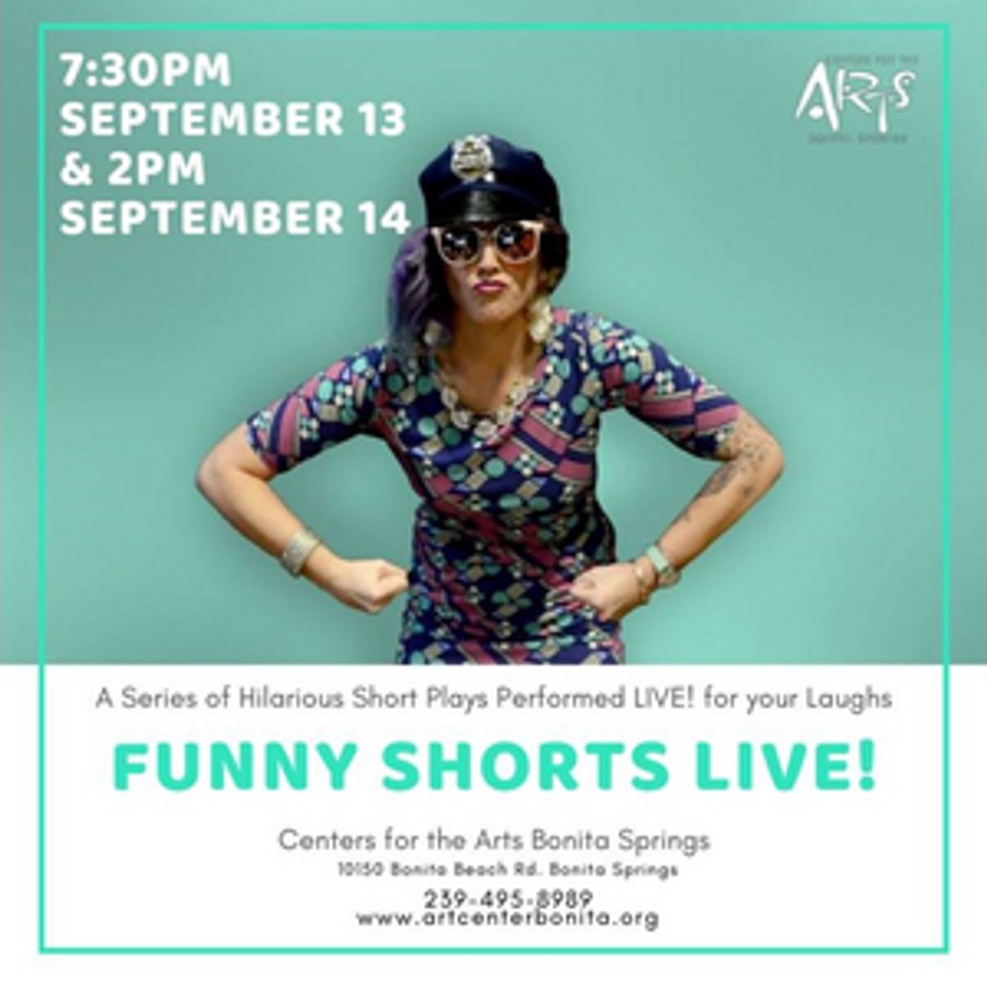 FUNNY SHORTS LIVE! Returns To Center For Performing Arts Bonita Springs  Image