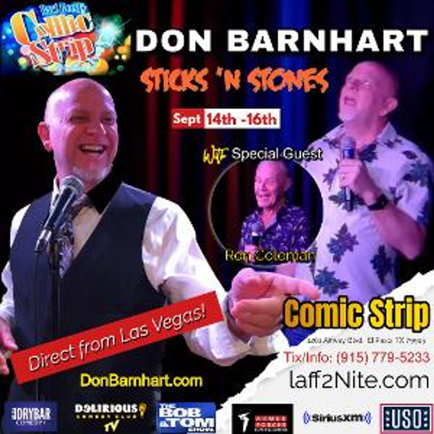 Comedian Don Barnhart to Bring Laughter To El Paso, TX  Image